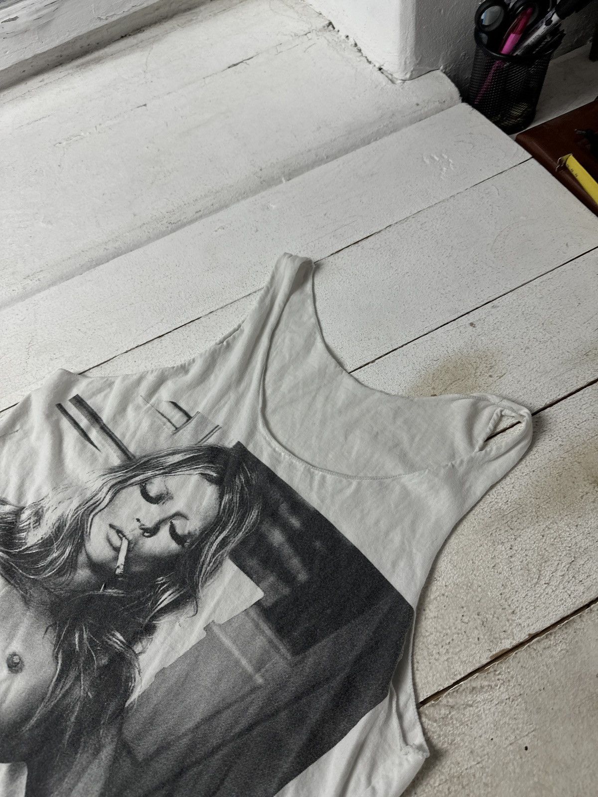 Other CRAZY 🚨 TANK TOP MEN TITS BOOBS 18+ SMOKE SEXY BIG LOGO Size US M / EU 48-50 / 2 - 2 Thumbnail