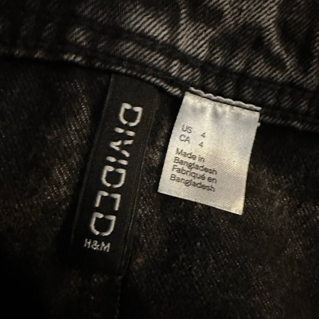 H&M Black Denim Jean Skirt by H&M Size 27" / US 4 / IT 40 - 8 Thumbnail