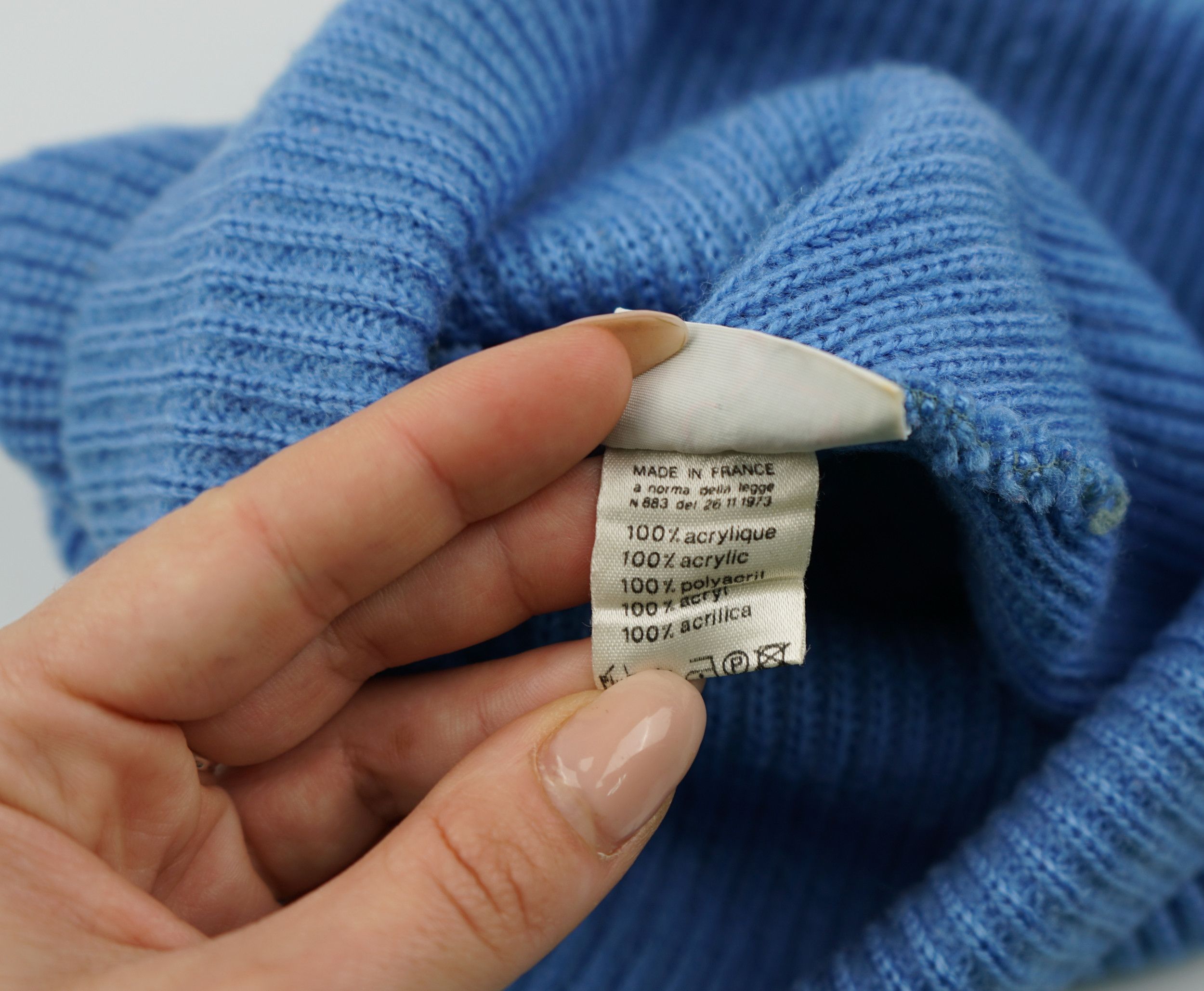 Lacoste × Vintage Vintage Chemise Lacoste Beanie Hat Size ONE SIZE - 3 Thumbnail