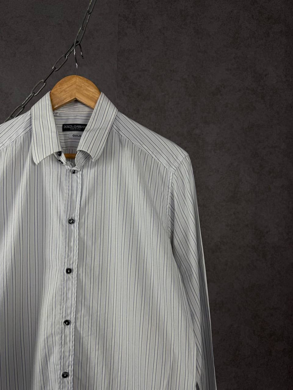 Dolce & Gabbana D&G Dolce & Gabbana luxury designer striped shirt Size US M / EU 48-50 / 2 - 2 Thumbnail