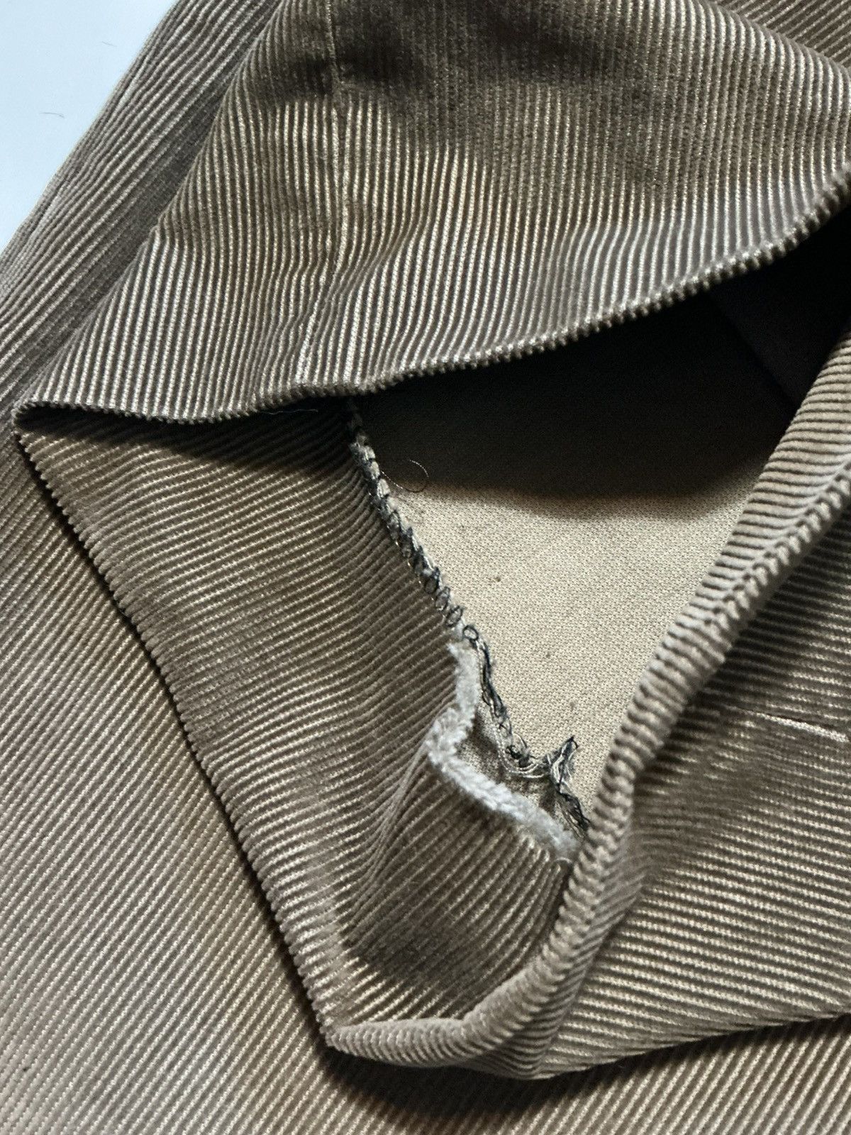 Ermenegildo Zegna Ermenegildo Zegna Brown Corduroy Classic Flat Front Pants Size US 40 / EU 56 - 7 Thumbnail