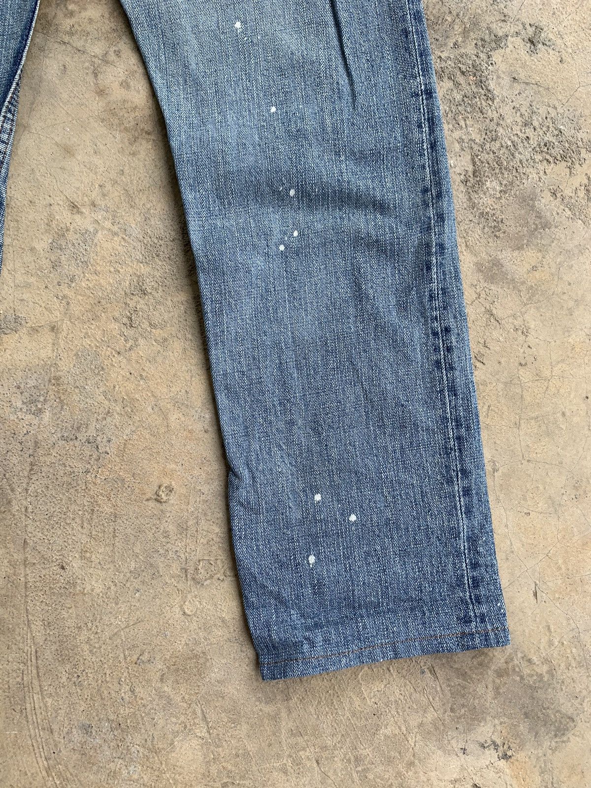 Japanese Brand Earth Music Ecology Selvedge Distressed Denim Size US 28 / EU 44 - 19 Thumbnail