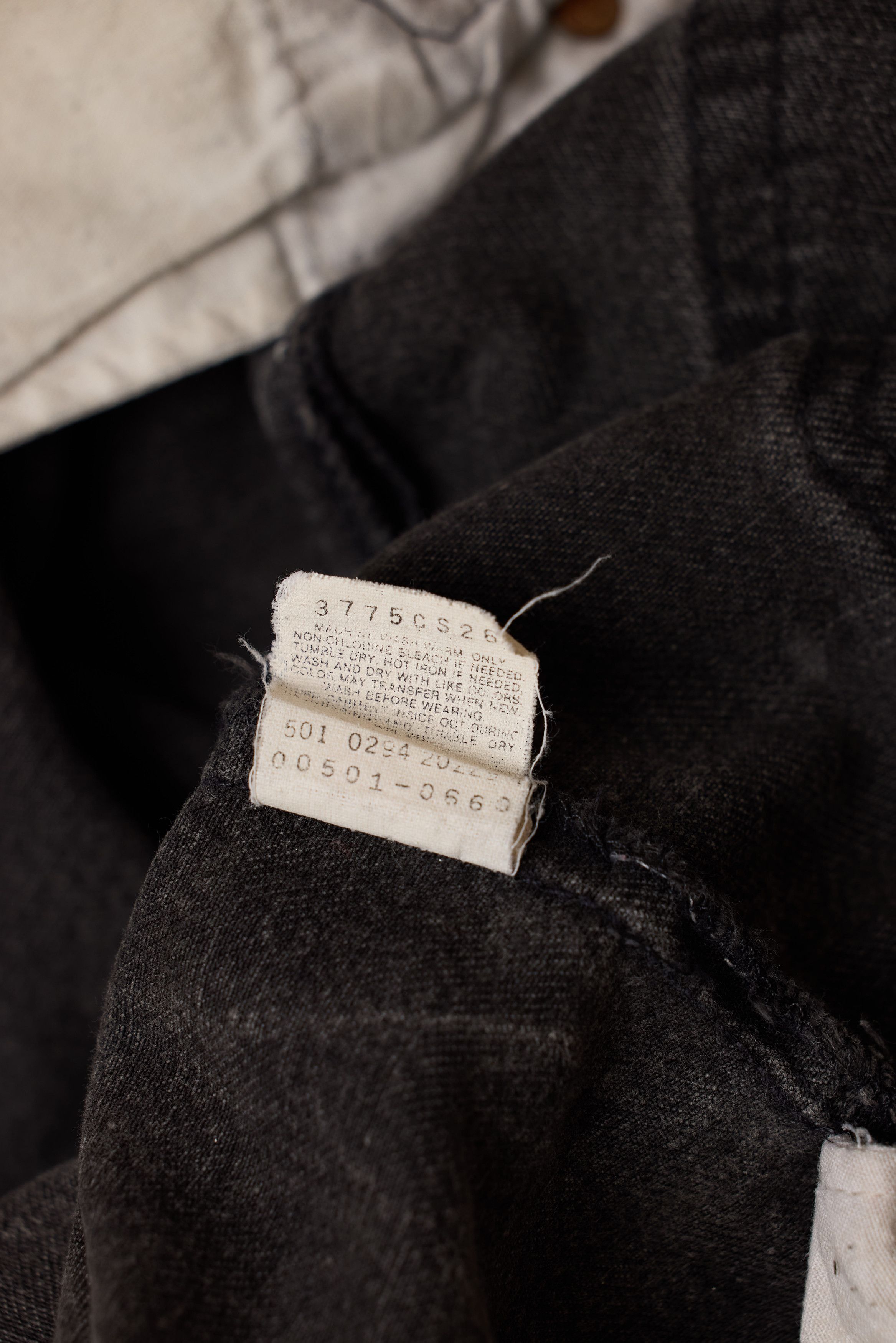 Levi's 90's? Vintage 'Black' Levi's 501's Size US 33 - 11 Thumbnail