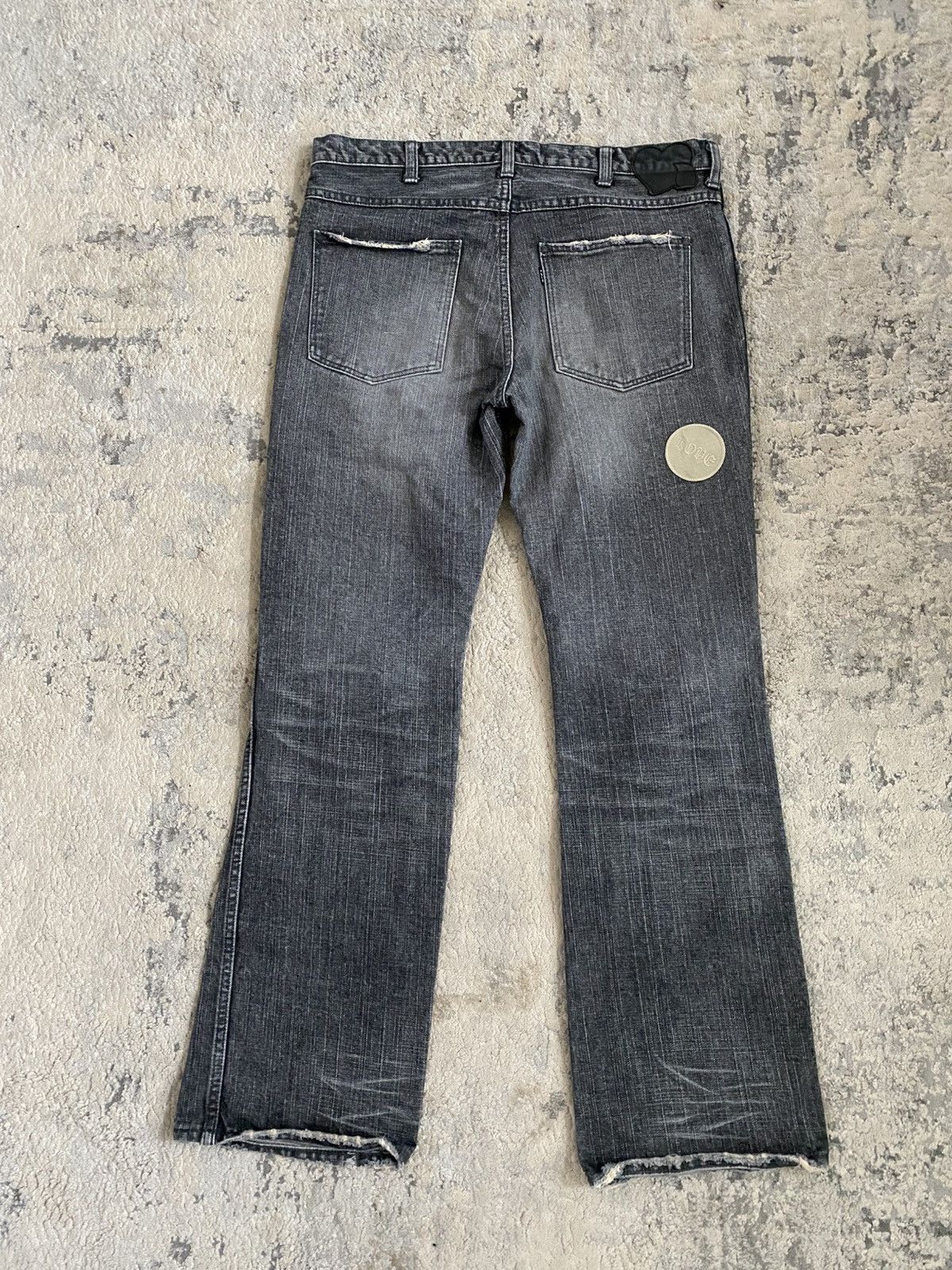 Number (N)ine AW04 Patchwork Bootcut Denim Size US 32 / EU 48 - 11 Thumbnail