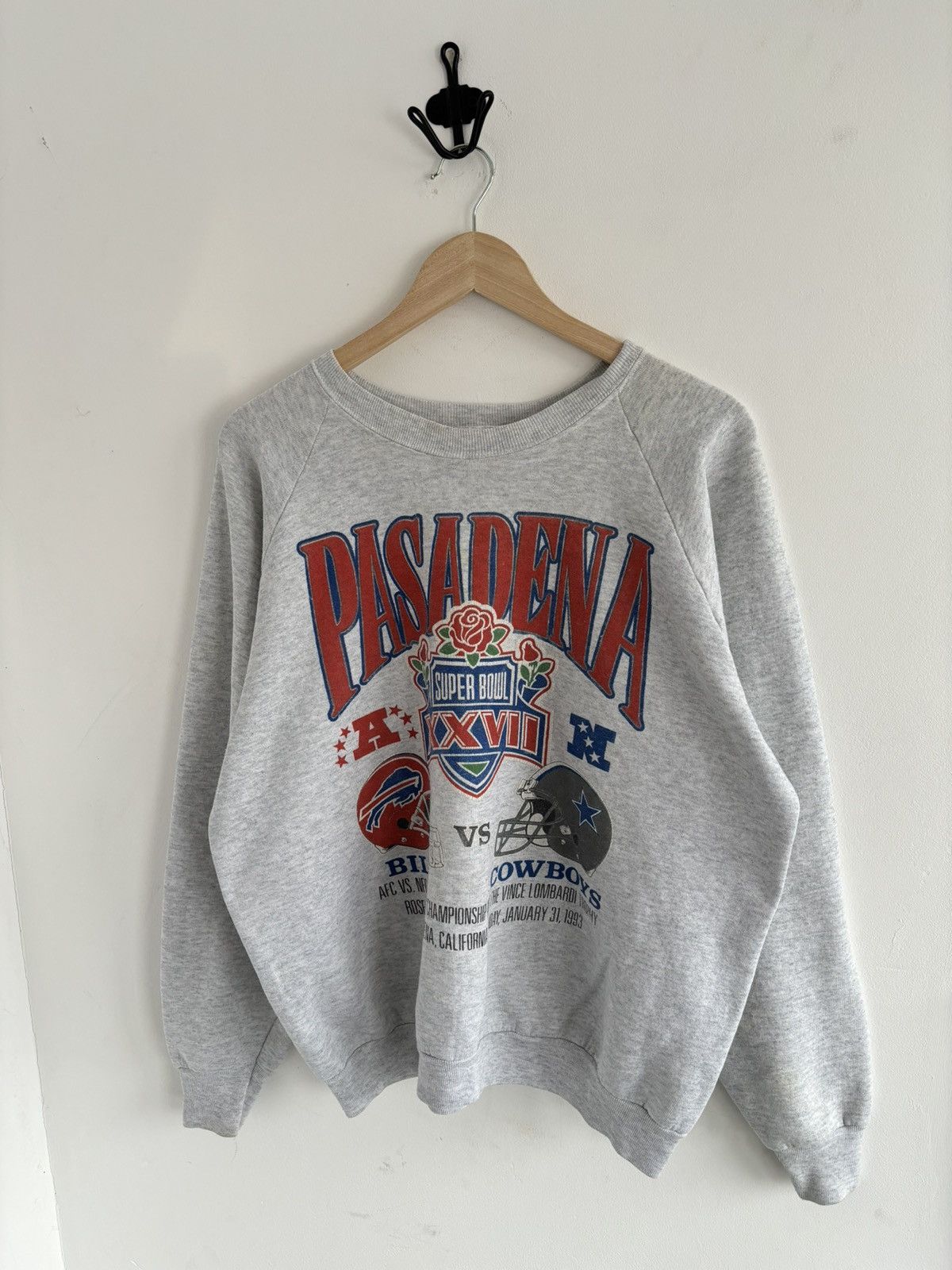 NFL Vintage 1993 NFL Super Bowl Bills VS Cowboys Pasadena Size US XL / EU 56 / 4 - 1 Thumbnail