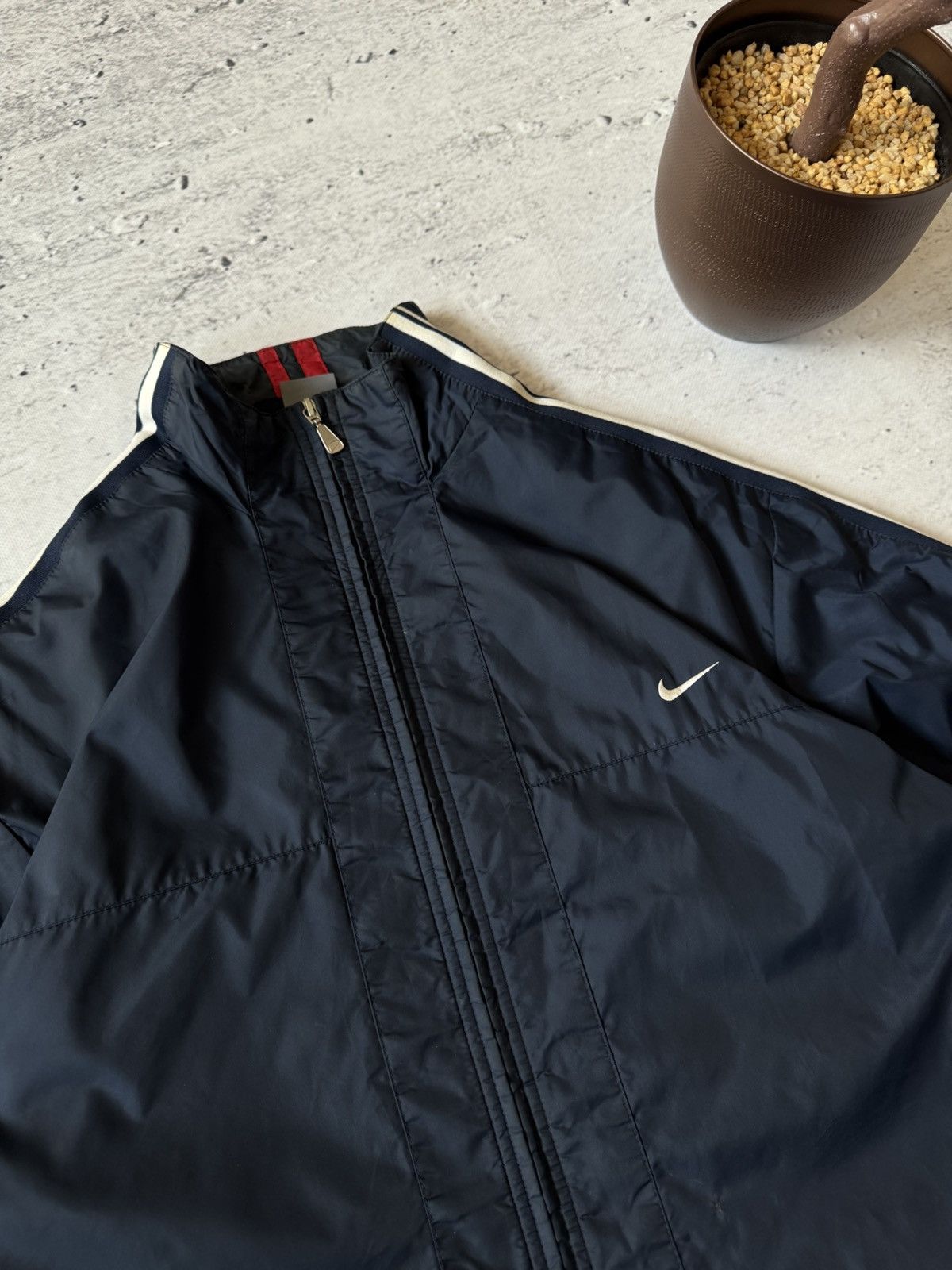 Nike × Vintage NIKE VINTAGE BASIC LOGO OVERSIZE BAGGY LIGHT JACKET Size US XL / EU 56 / 4 - 3 Thumbnail
