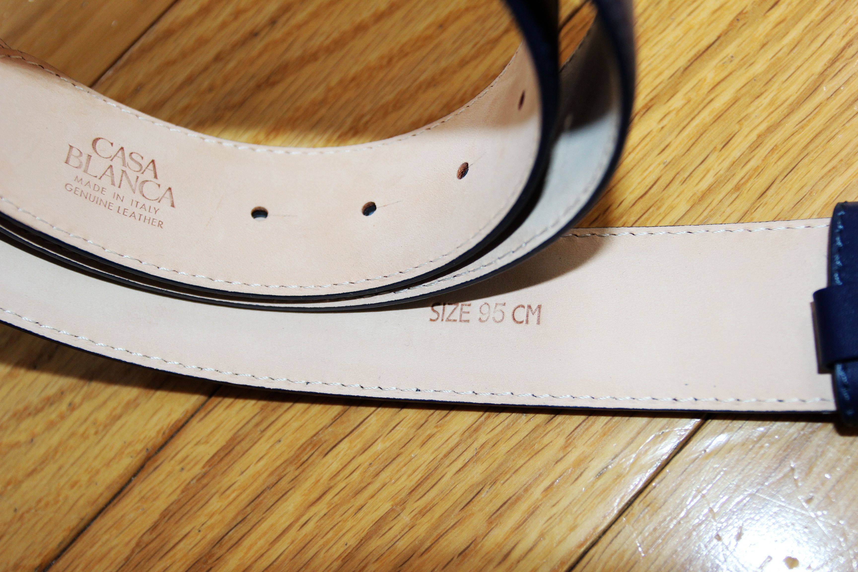 Casablanca BNWT AW24 CASABLANCA CC LOGO BUCKLE BELT 95CM Size ONE SIZE - 6 Thumbnail
