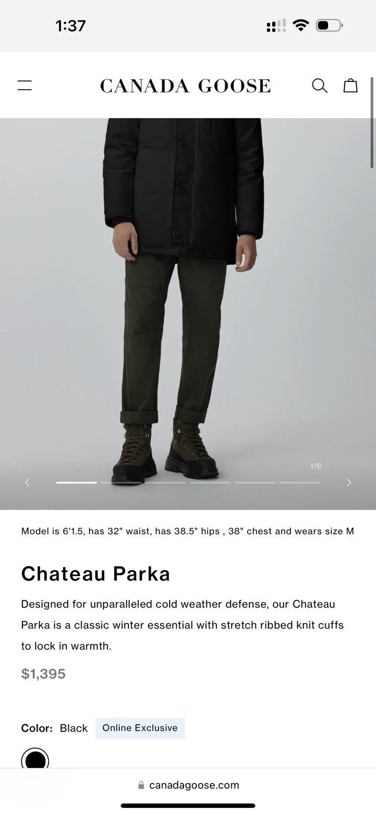Canada Goose Canada Goose Chateau Parka Size US M / EU 48-50 / 2 - 2 Thumbnail