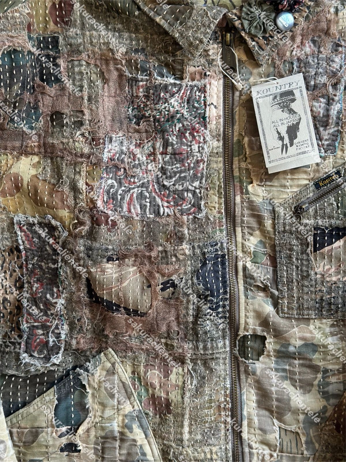 Kapital Kapital Multi-Camo Mix Boro Jacket Size US L / EU 52-54 / 3 - 10 Thumbnail