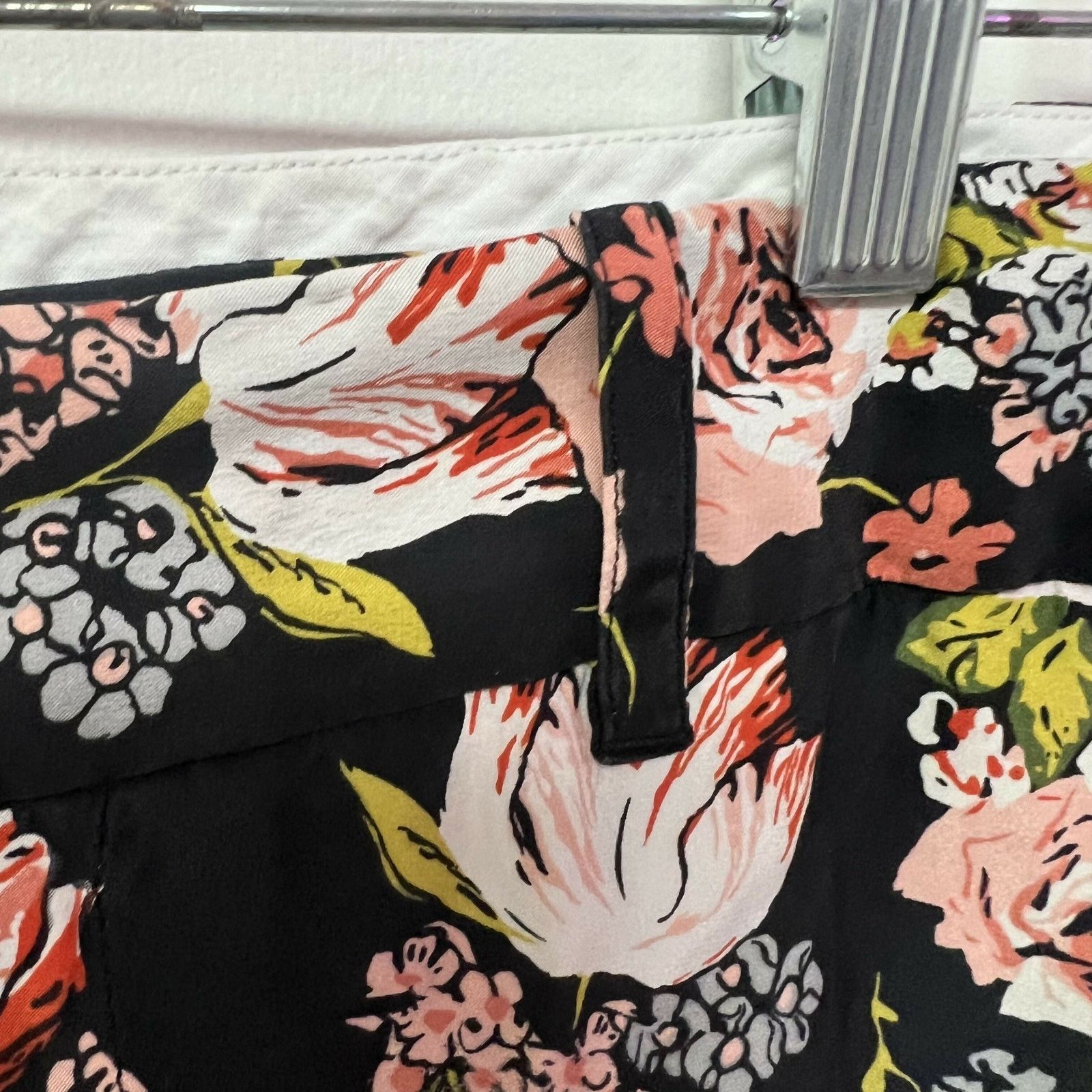 Equipment Equipment 100% Silk Multicolor Floral Trouser Pants Sz XS Size 26" / US 2 / IT 38 - 4 Thumbnail