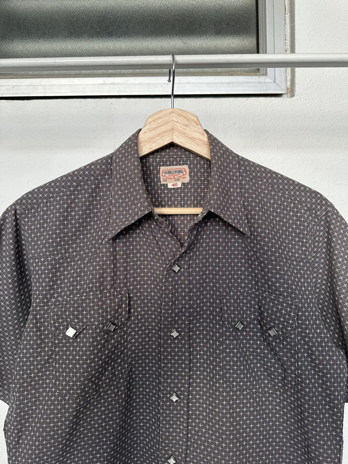 Warehouse & Co. 2010’s Doubleworks by Warehaouse sashiko western shirt Size US M / EU 48-50 / 2 - 8 Thumbnail