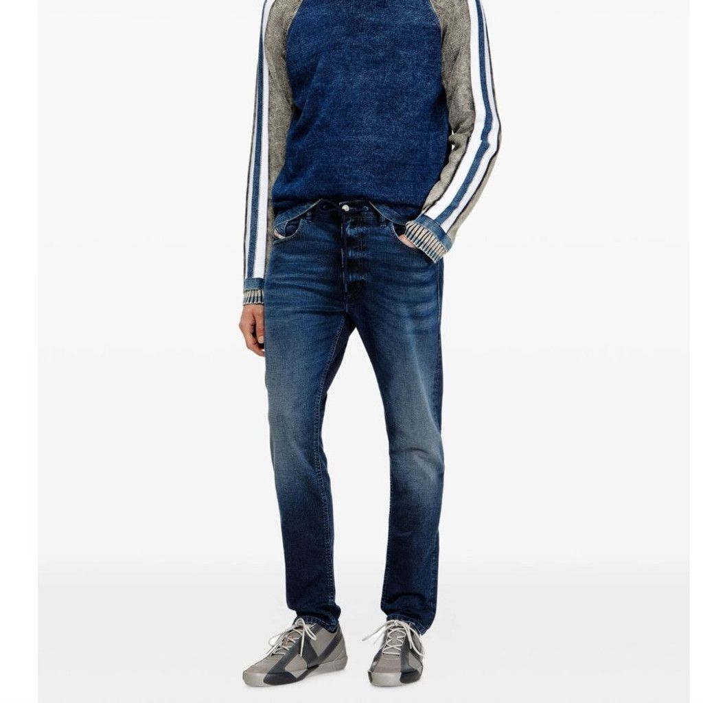 Diesel Diesel Krooley Jogger Jeans Dark Blue Size 32 (25" Inseam) Size US 32 / EU 48 - 1 Thumbnail