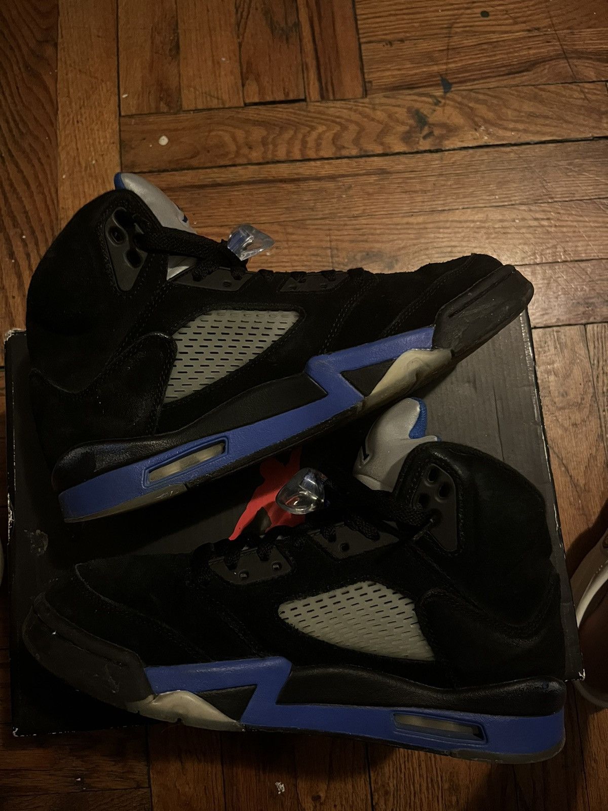 Nike Racer Blue Jordan 5s Size 8.5 | Grailed