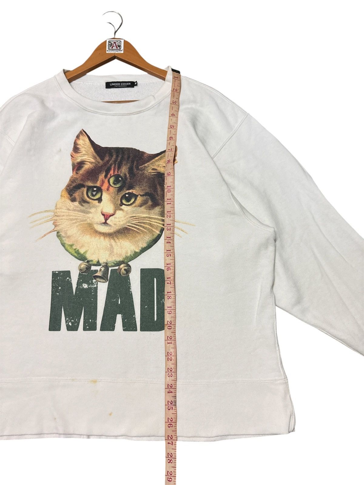 Undercover 💸BINDING OFFER💸UNDERCOVER MADSTORE CAT SWEATSHIRT💥 Size US M / EU 48-50 / 2 - 9 Thumbnail