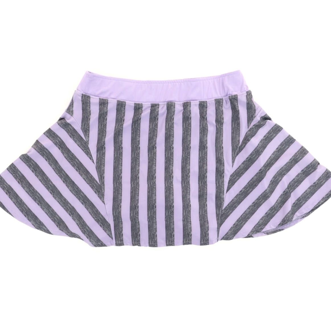Vintage Slazenger High Stretch 14" Woven Tennis Shorts Lavender Striped Women's M Size ONE SIZE - 4 Thumbnail