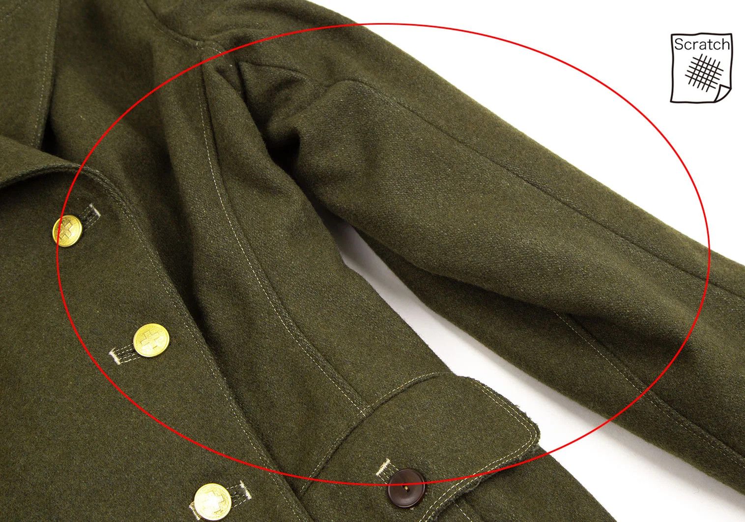 Jean Paul Gaultier Wool Double Button Jacket in Khaki Size 46 Size US S / EU 44-46 / 1 - 11 Thumbnail