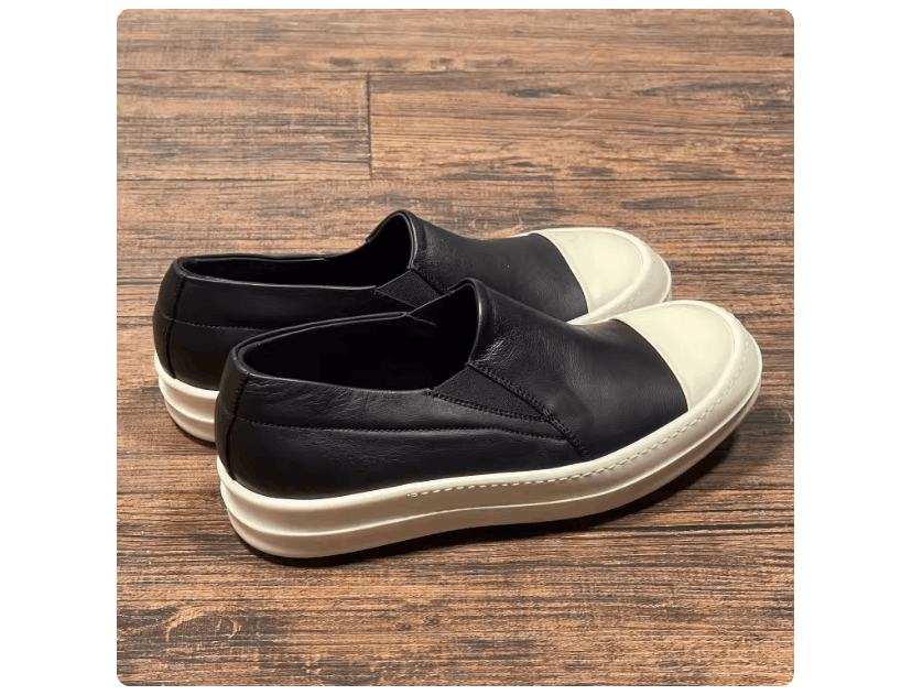 Rick Owens Rick Owens Womens Black Calfskin Geo Sneakers Size US 6 / IT 36 - 5 Thumbnail