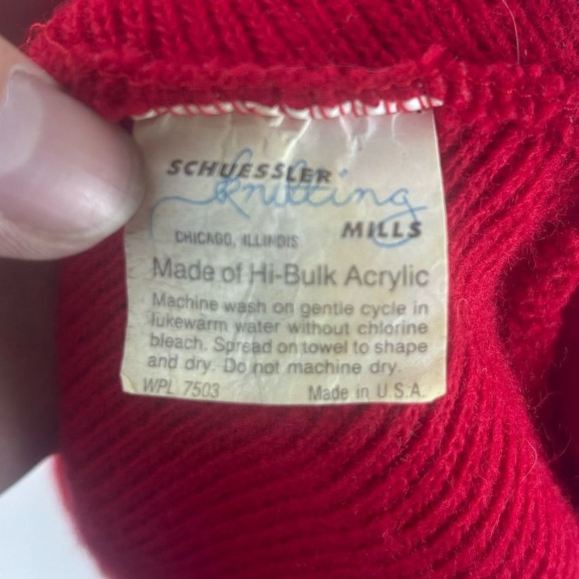 Vintage VTG Schuessler Knitting 49ers sportwear beanie Adult OS Size ONE SIZE - 3 Thumbnail