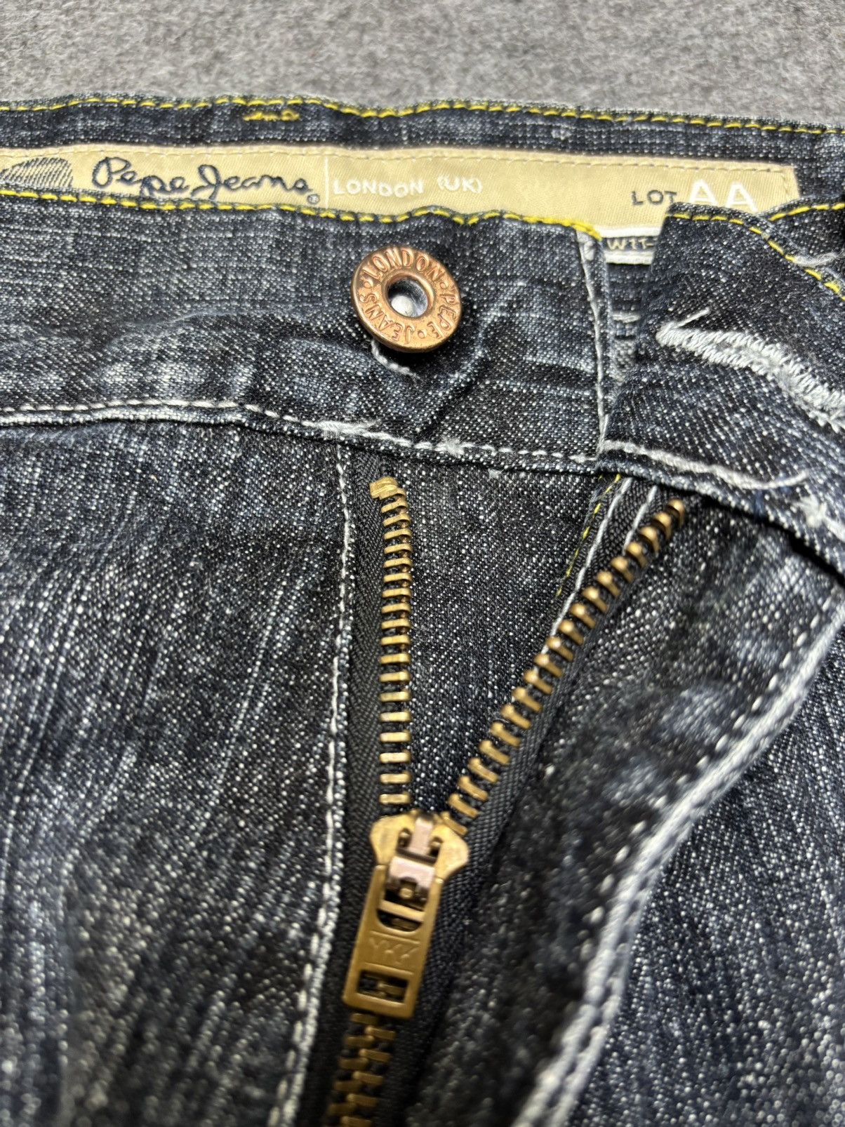 Japanese Brand 💥Baggy Patchwork💥Sick Rapper Pepe Patchwork Denim F687 Size US 35 - 12 Thumbnail