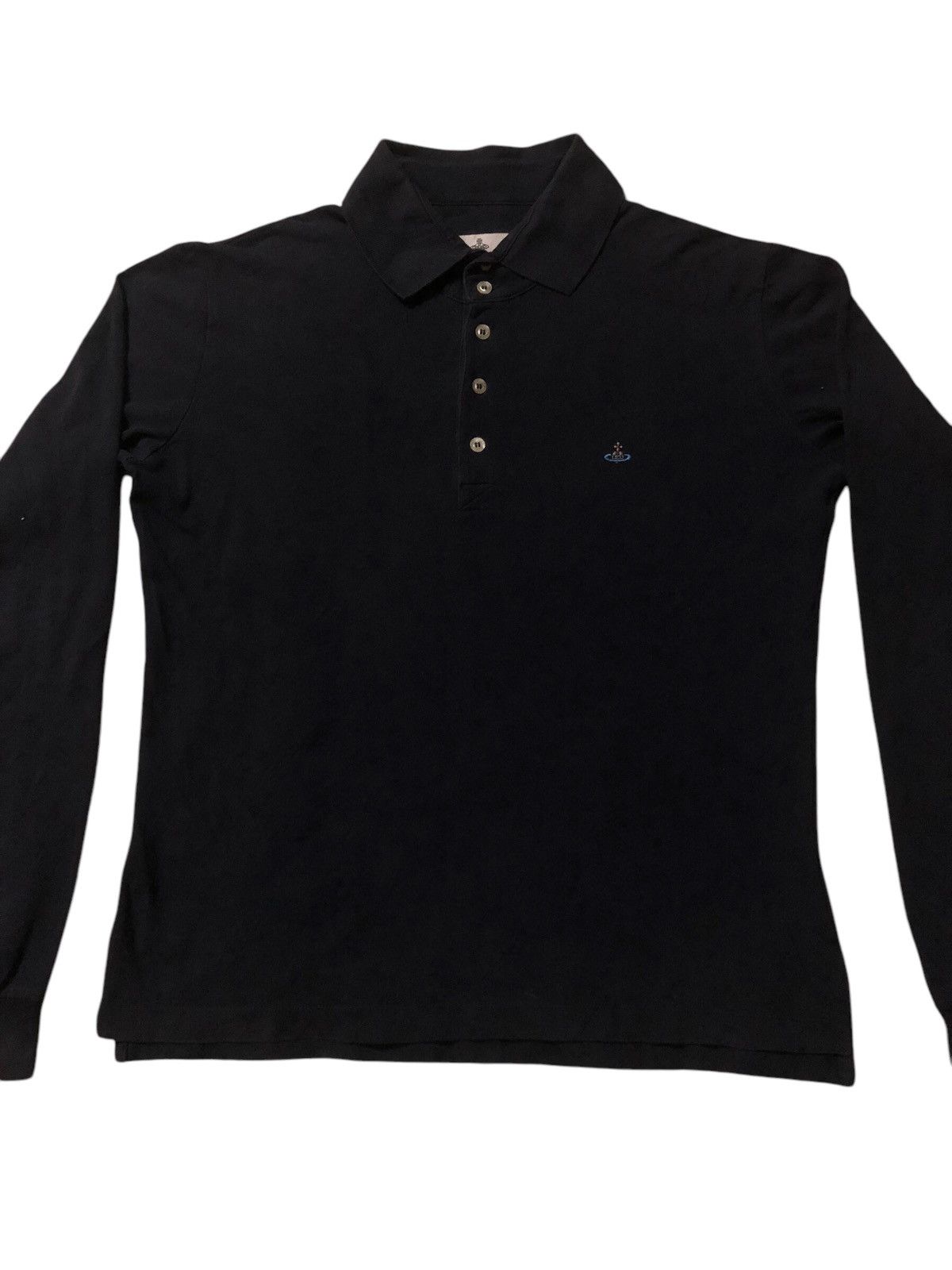 Vivienne Westwood VIVIENNE WESTWOOD Longsleeve Casual Polo Shirt Buttoned Down Size US L / EU 52-54 / 3 - 3 Thumbnail