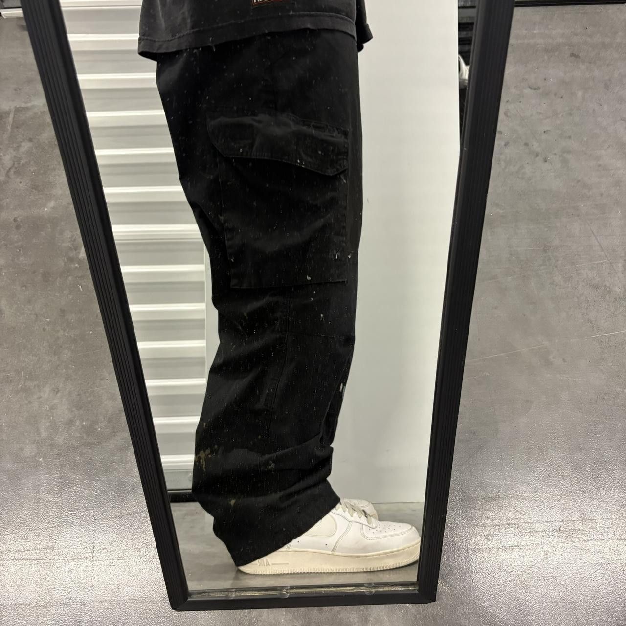 Vintage Crazy Vintage Y2K/2000s Baggy Paint Splatter LAPG Black Streetwear Style Cargo Pants! Size US 38 / EU 54 - 2 Thumbnail