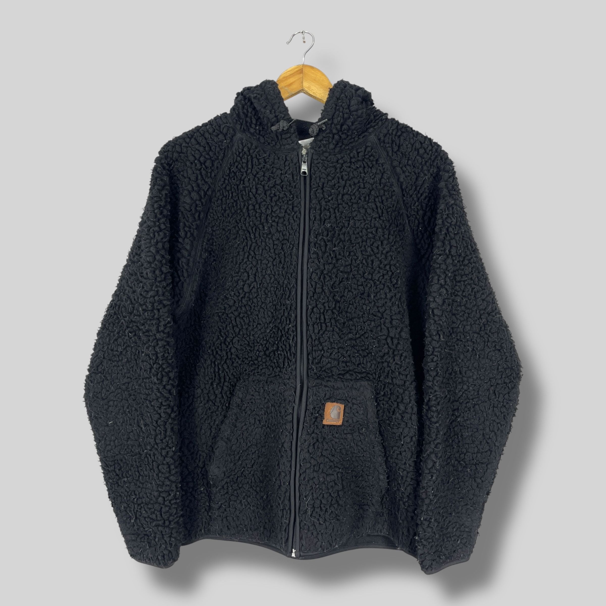Carhartt Vintage CARHARTT Deep Pile Fleece Zip Up Hoodie Size US M / EU 48-50 / 2 - 1 Thumbnail
