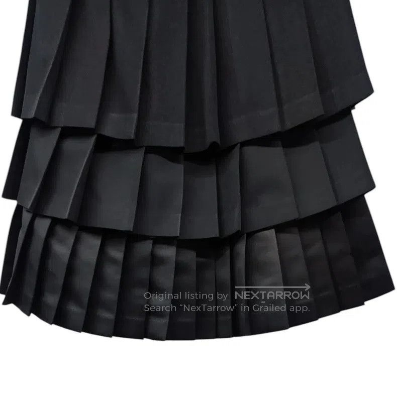 Comme des Garcons Comme Des Garcons size S Main Layer Triple Pleated Skirt Size 23" - 5 Thumbnail