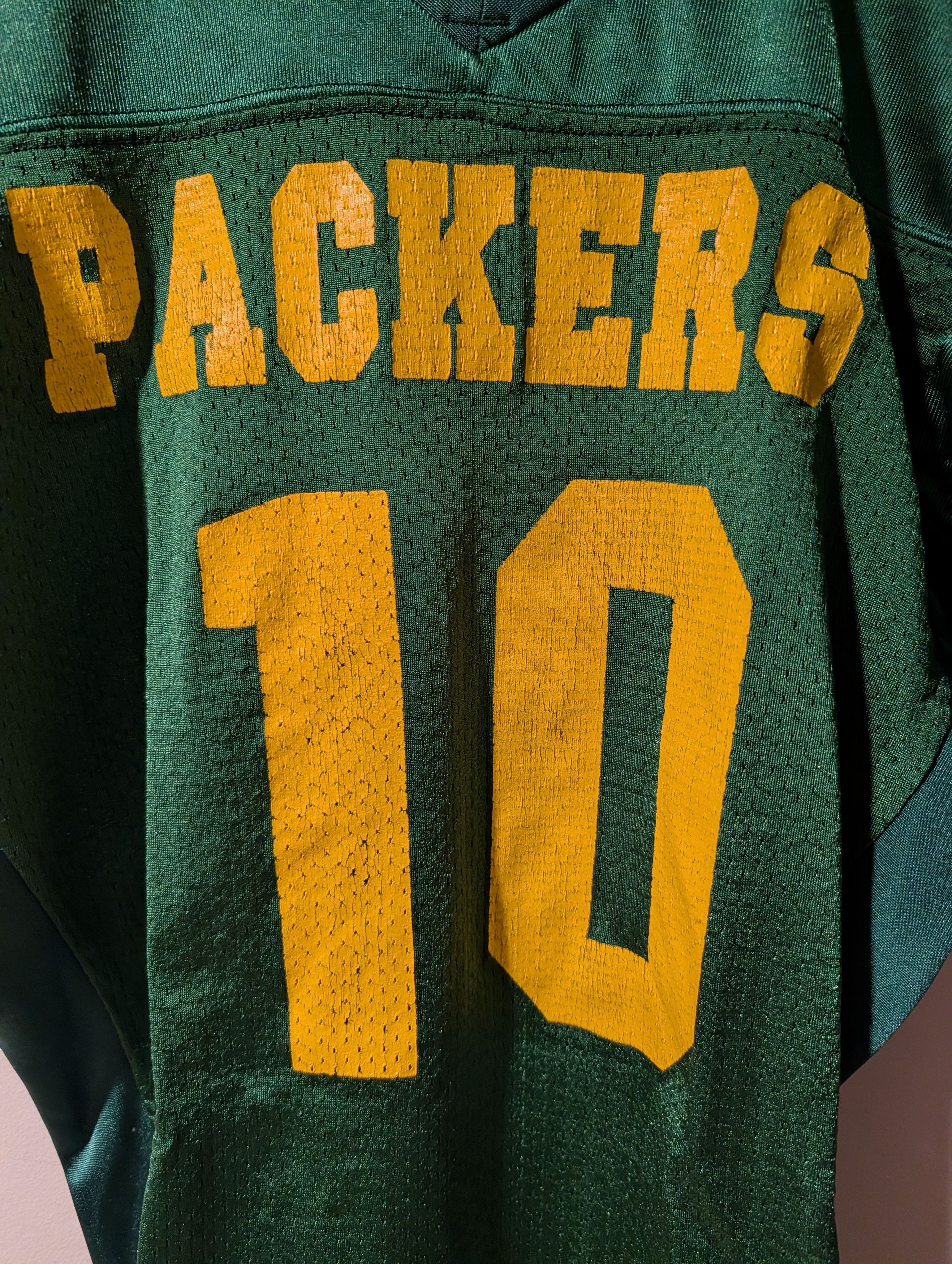 NFL Vintage 90s Green Bay Packers Carson NFL YOUTH Large Jersey Size US L / EU 52-54 / 3 - 2 Thumbnail