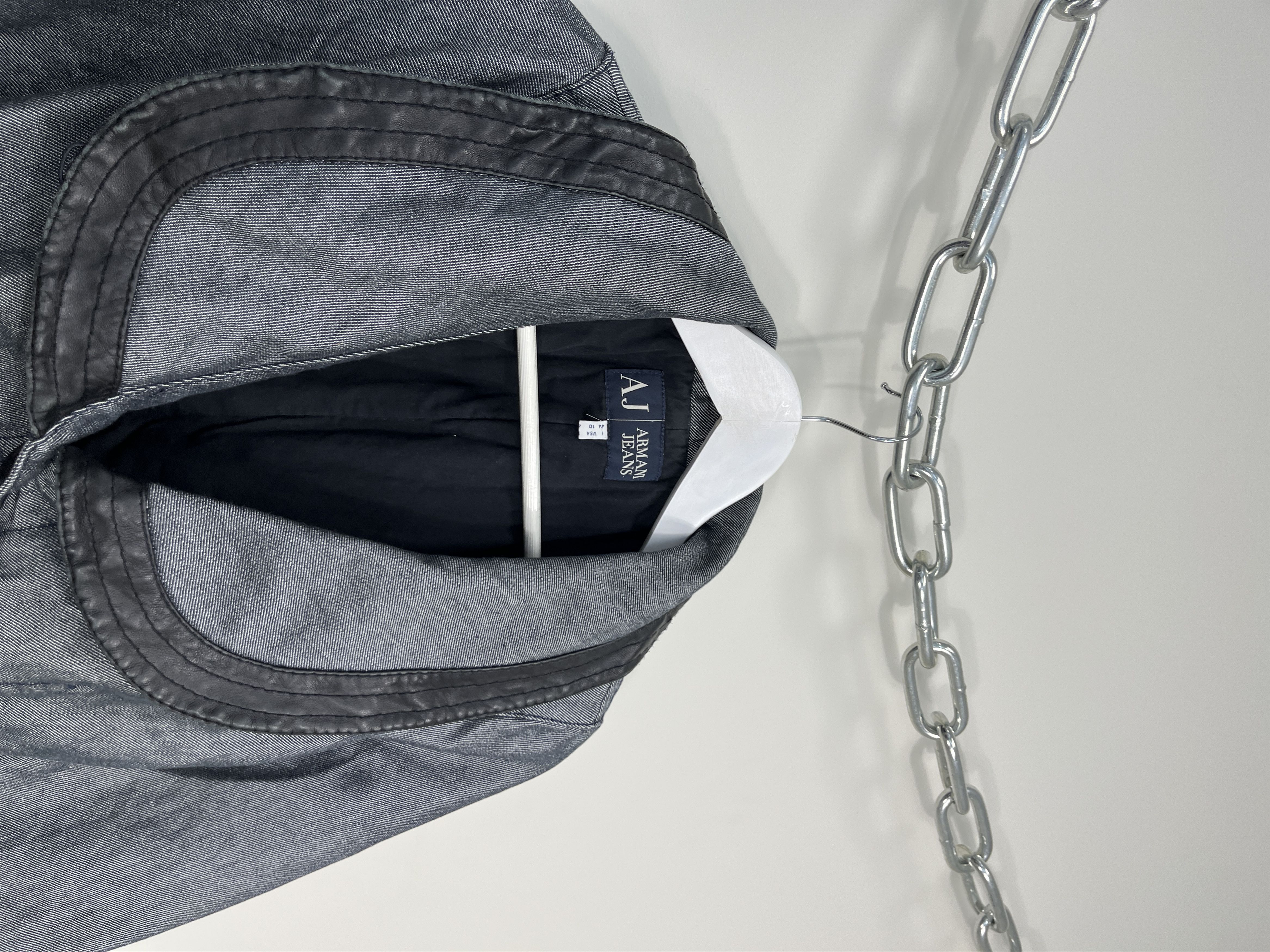 Armani Vintage Armani Jeans Avant Garde Archive Blazer Jacket Size L / US 10 / IT 46 - 4 Thumbnail
