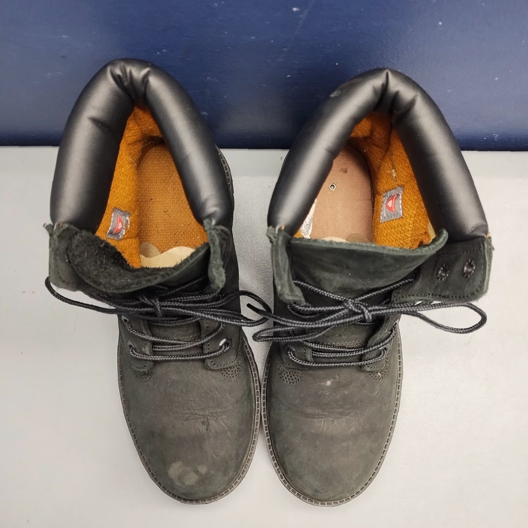 Timberland Timberland Womens US 6.5M Boots Black Leather Waterproof Lace Up Size US 7 / IT 37 - 3 Thumbnail