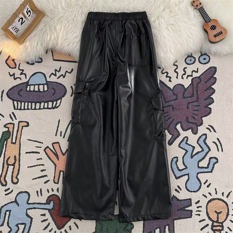 Japanese Brand × Vintage Hip Hop Multi-Pocket Leather Pants for Men Size US 30 / EU 46 - 3 Thumbnail
