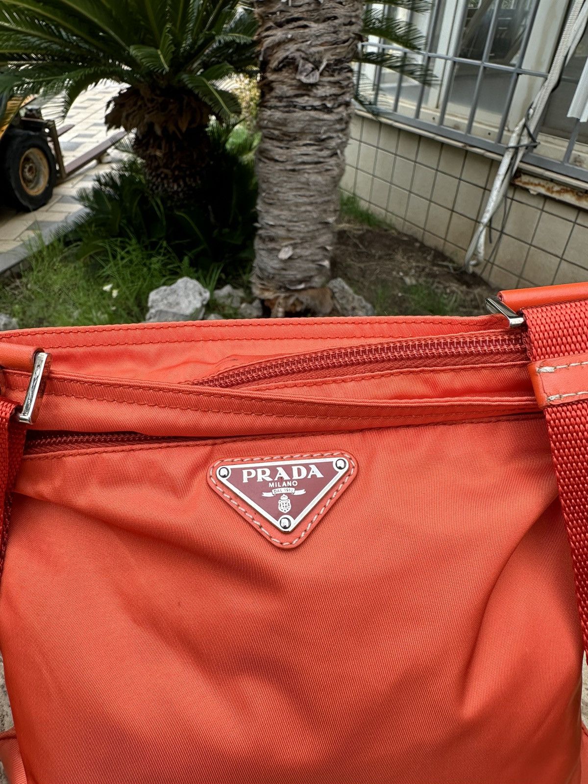 Prada Prada Nylon Bag Peach Size ONE SIZE - 5 Thumbnail