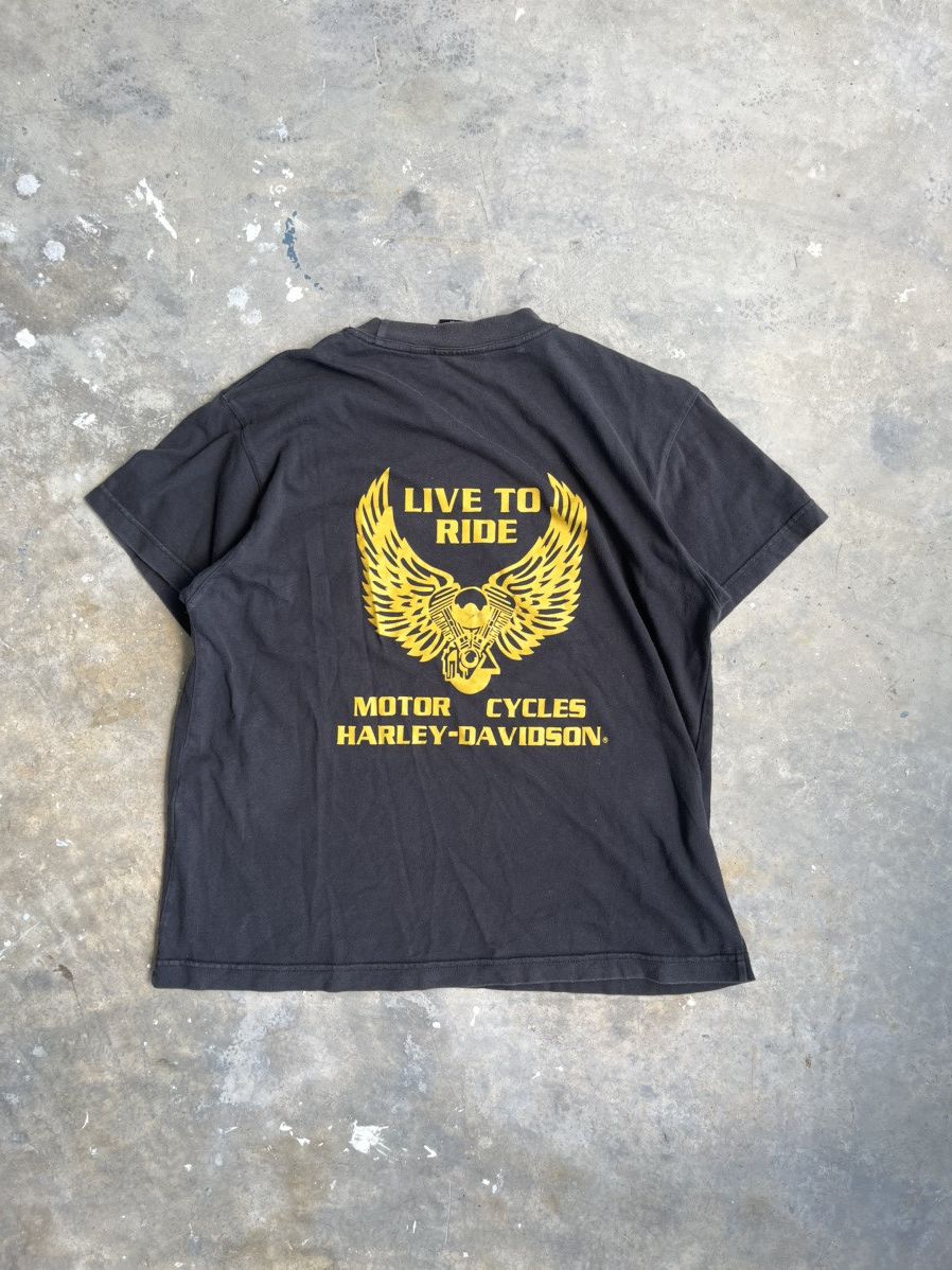 Harley Davidson Harley Davidson Live To Ride Pocket T Shirt Size US M / EU 48-50 / 2 - 1 Thumbnail