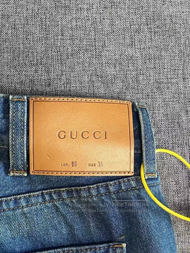 Gucci Gucci Embroidered tiger head patch jeans Size 42" / US 20 - 5 Thumbnail