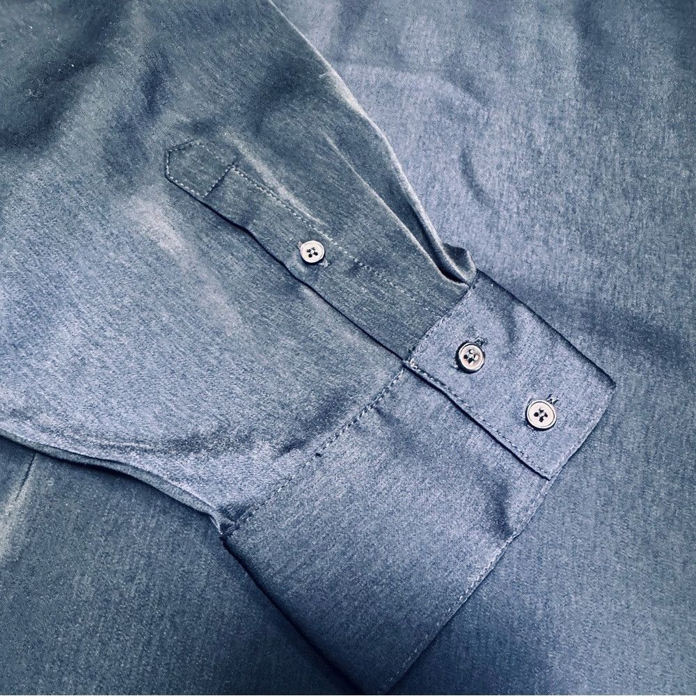 Banana Republic New Banana Republic Silky Oversized Preppy Navy Long Sleeve Size XXL / US 16-18 / IT 52-54 - 4 Thumbnail