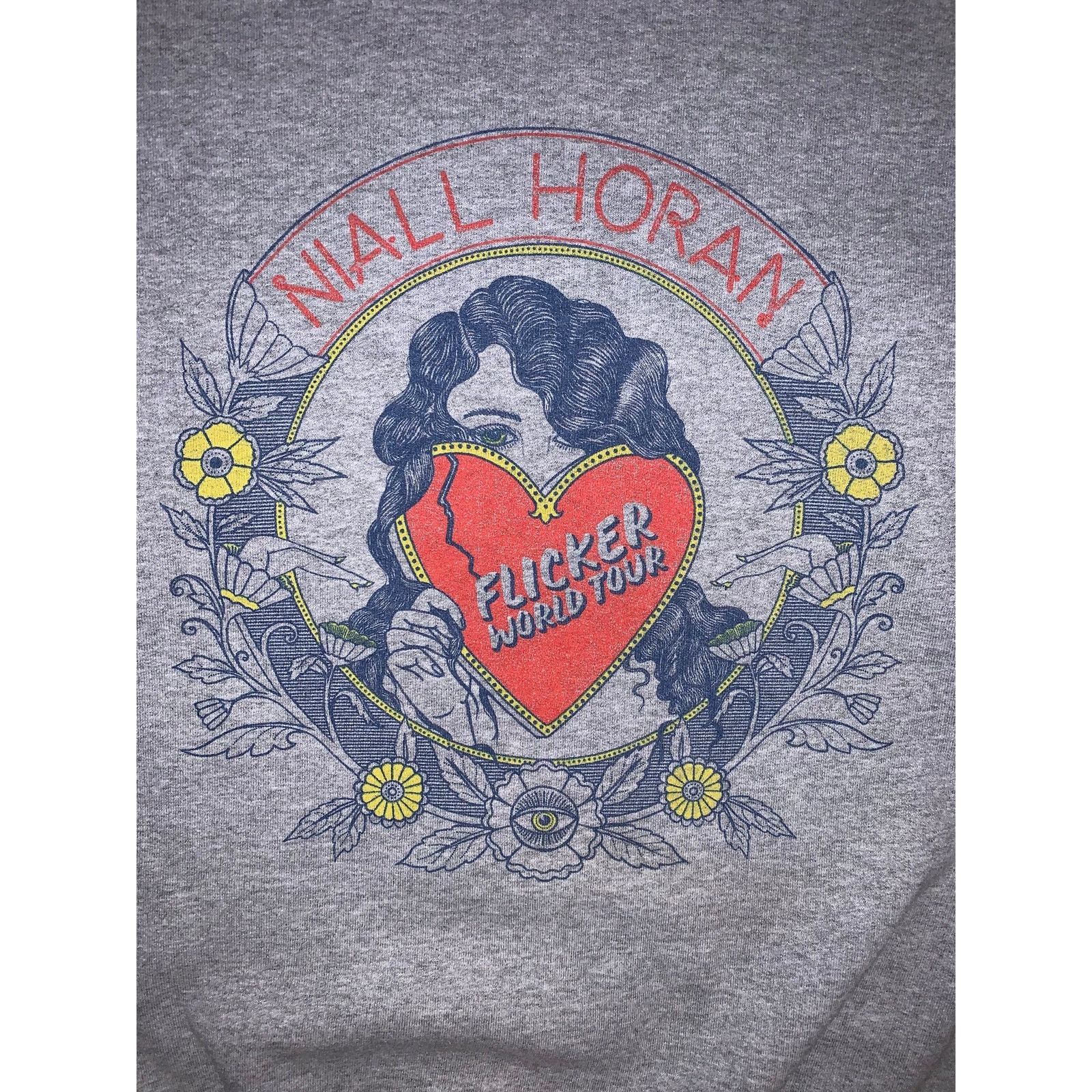 Band Tees Niall Horan Flicker World Tour Crewneck Sweatshirt S Grey Size US S / EU 44-46 / 1 - 1 Thumbnail