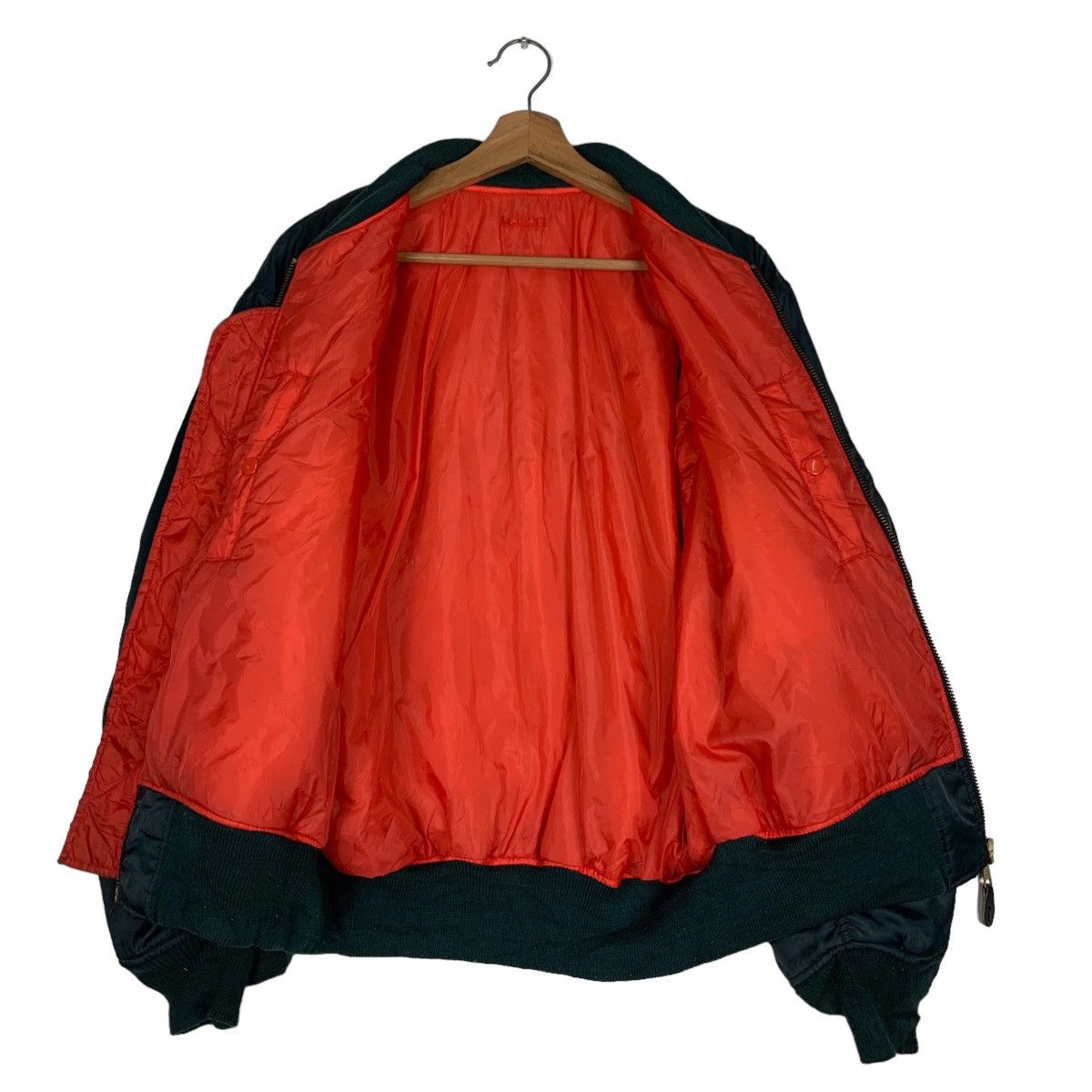 Vintage MACHOPE Air Force MA-1 Bomber Flight Jacket #0863-C39 Size US L / EU 52-54 / 3 - 11 Thumbnail