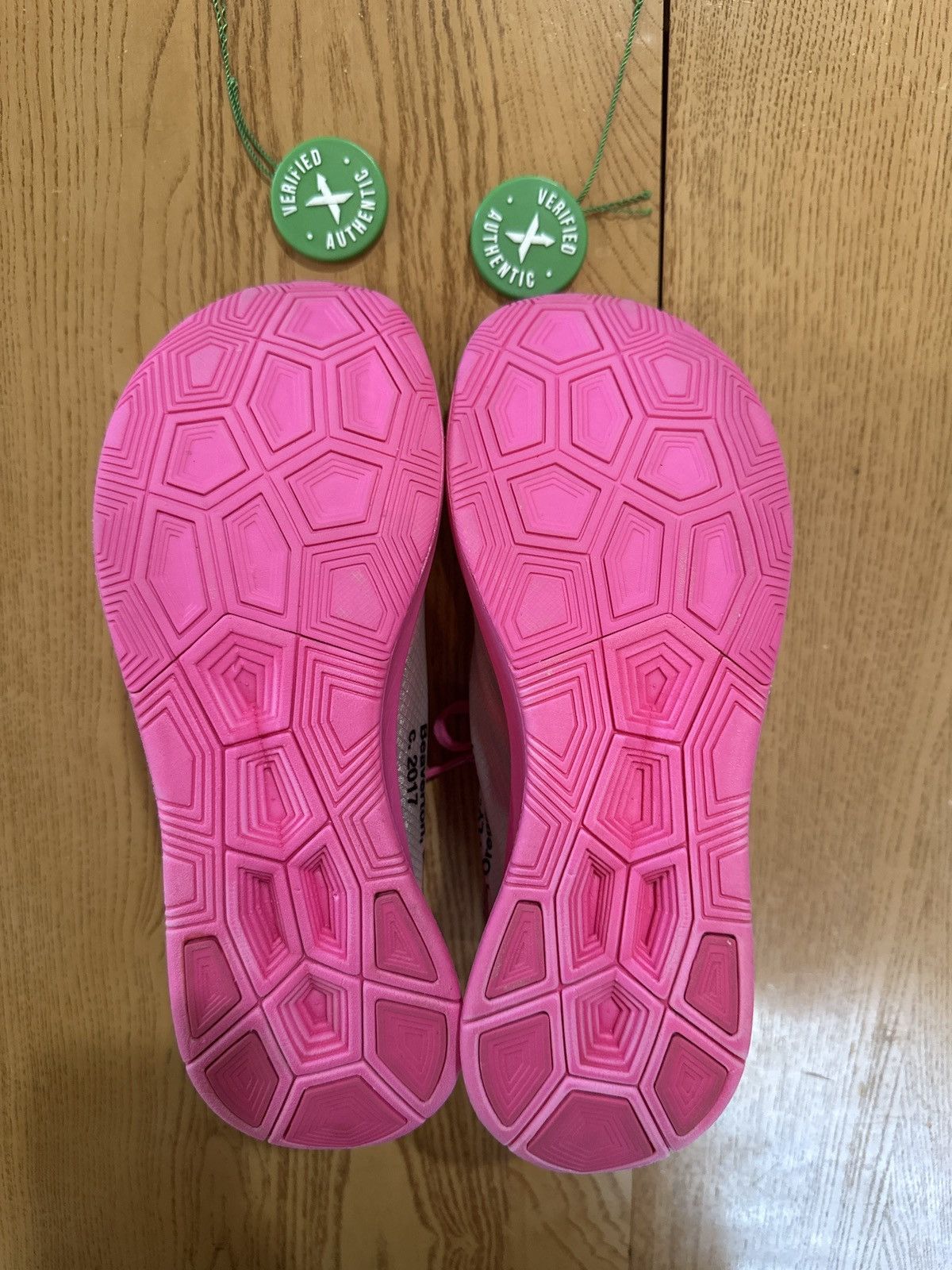 Nike × Off-White Off-White Nike Zoom Fly “tulip pink” Size US 6.5 / EU 39-40 - 3 Thumbnail