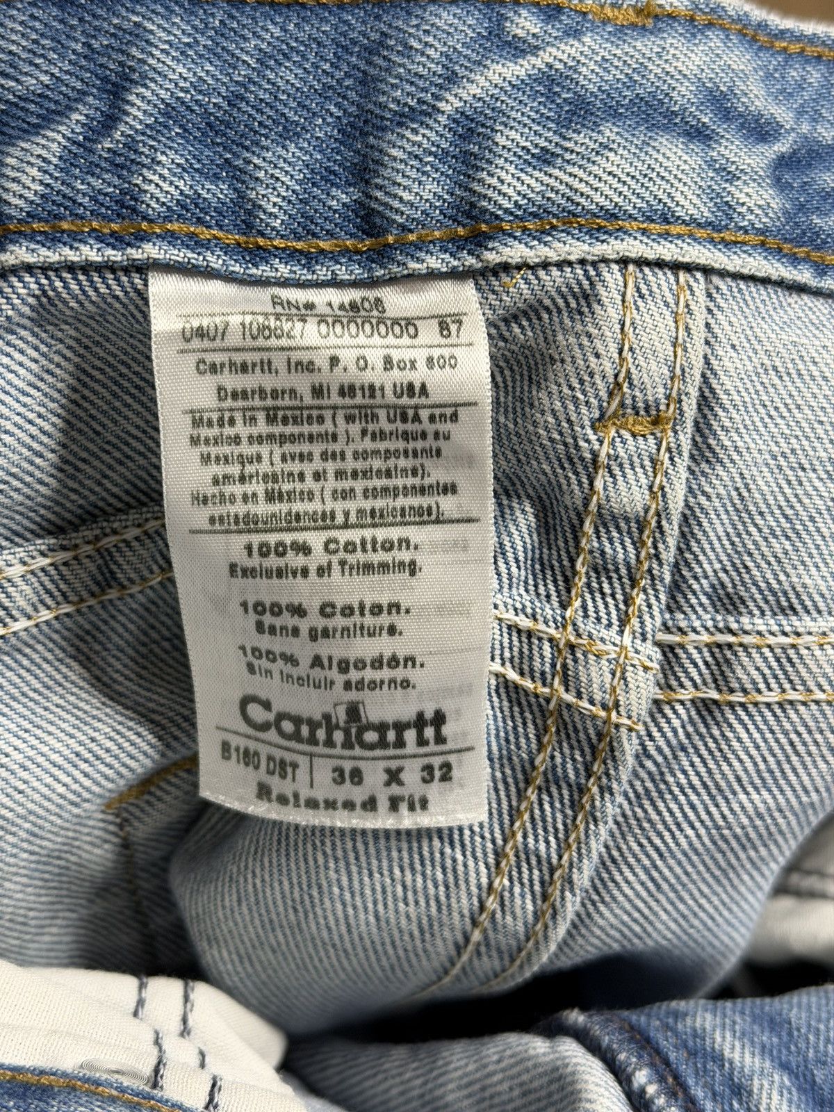 Carhartt Carhartt Work Denims Size US 36 / EU 52 - 7 Thumbnail