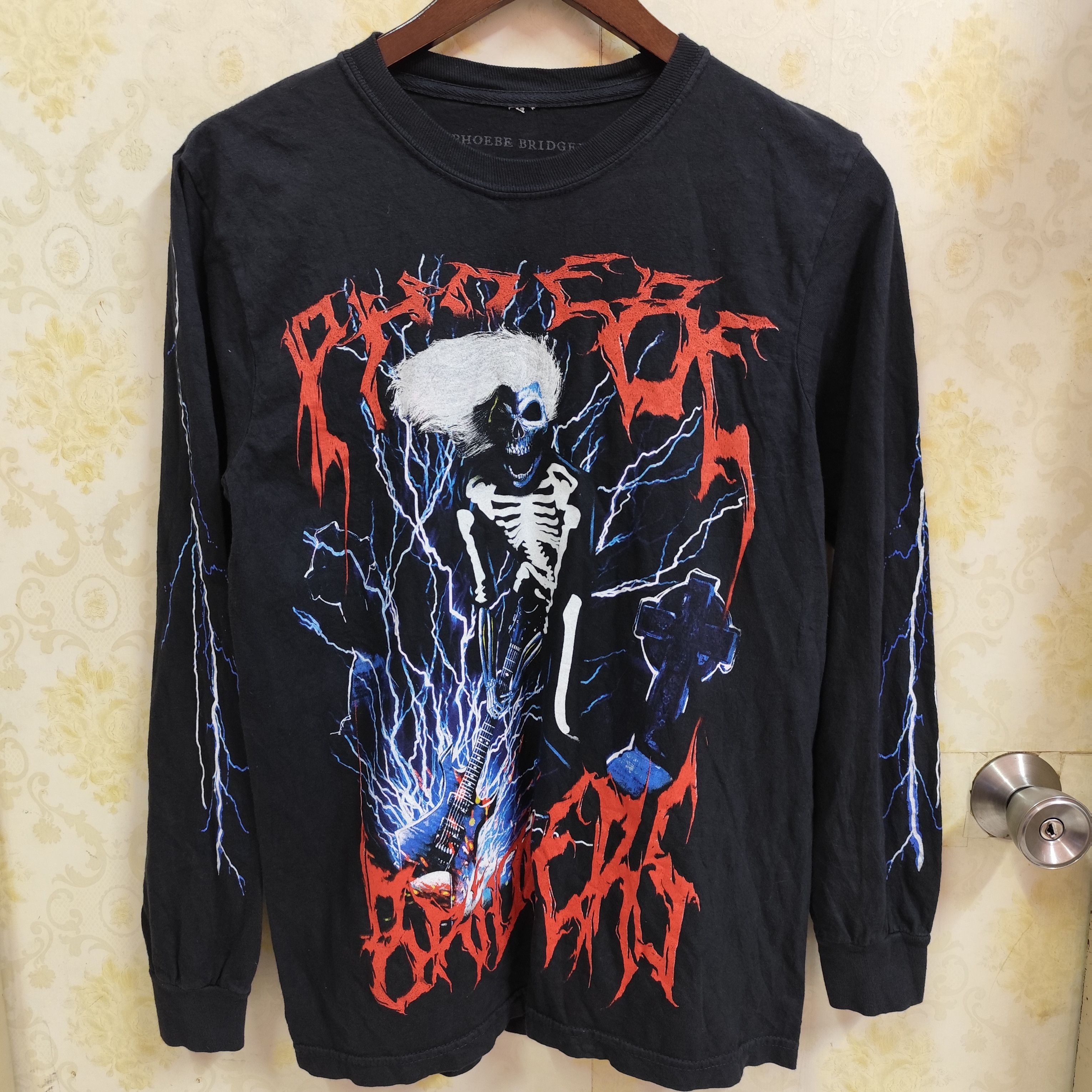 Band Tees × Vintage 🇺🇸PHOEBE BRIDGERS LONG SLEEVE SHIRT MADE IN USA Size US S / EU 44-46 / 1 - 1 Thumbnail