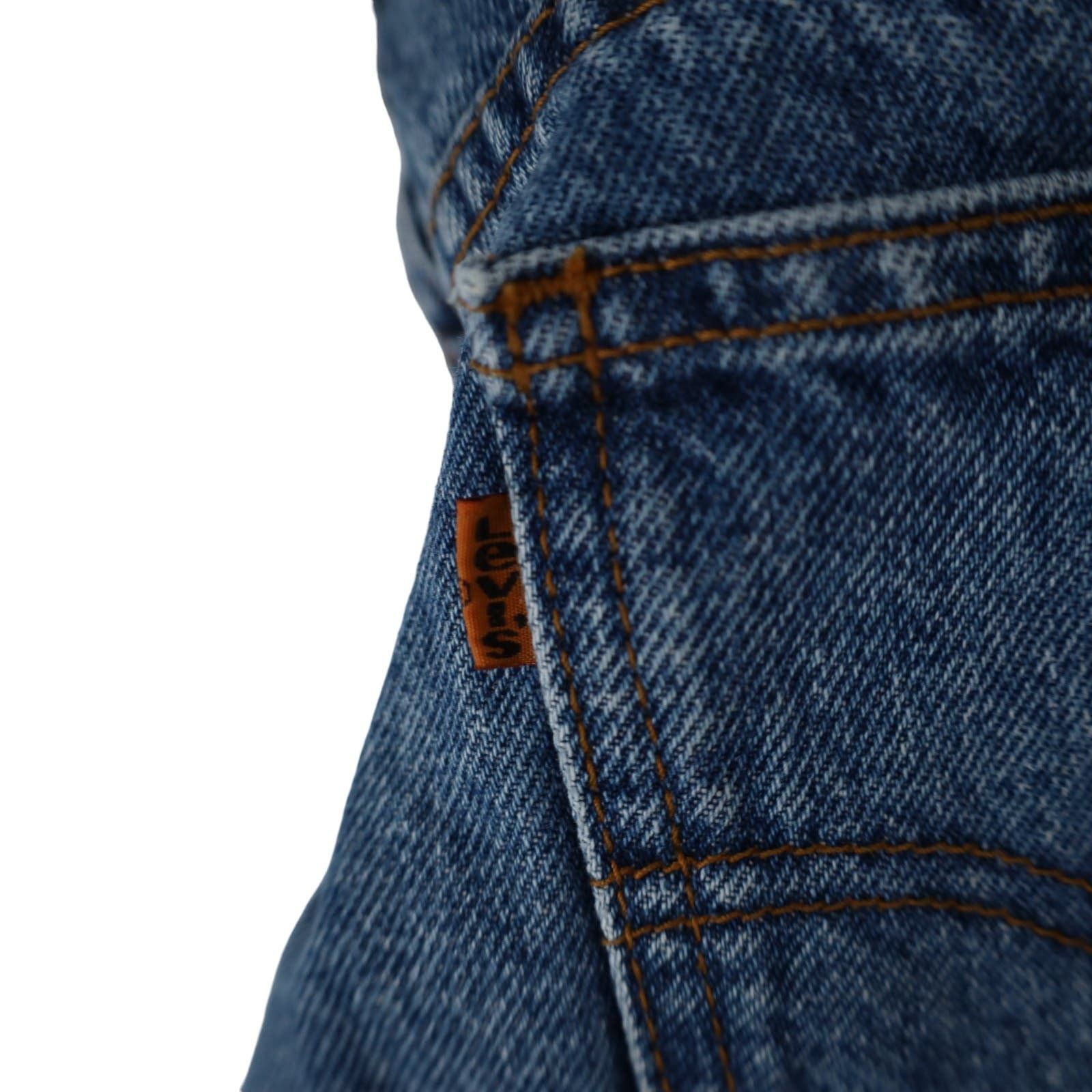 Levi's × Vintage Vintage Levis 550 Orange Tab Relaxed Denim Jeans Size US 34 / EU 50 - 12 Thumbnail