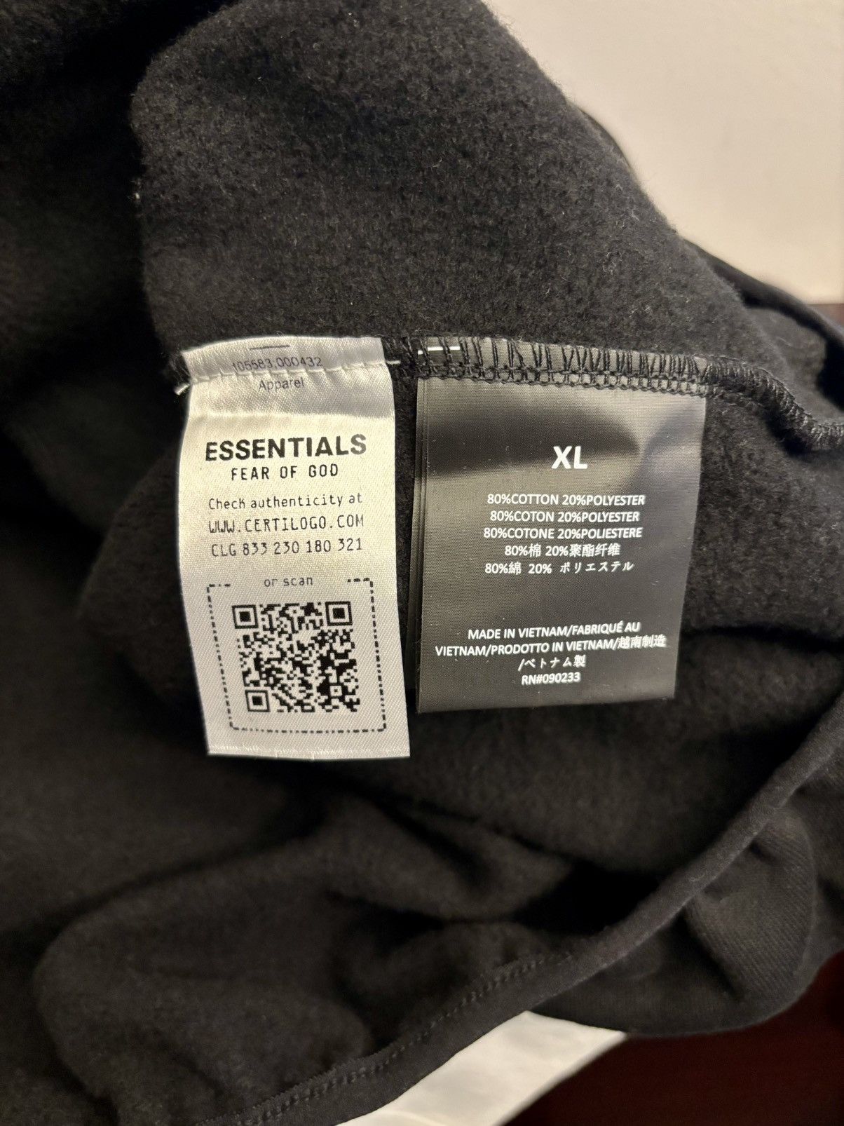 Essentials × NBA Fear of God NBA x Essentials Hoodie - Black XL Size US XL / EU 56 / 4 - 12 Thumbnail