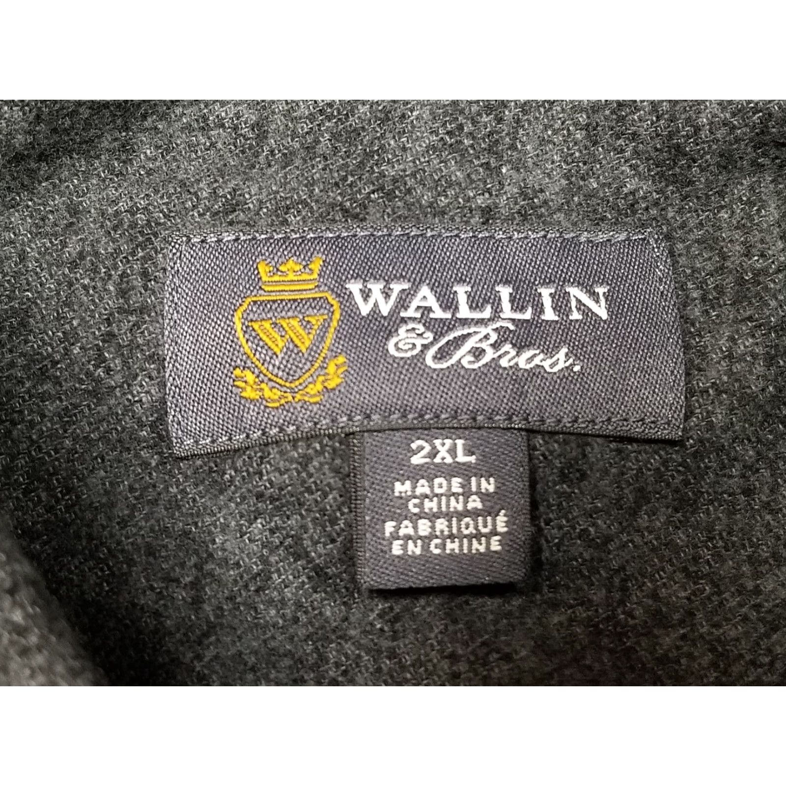 Vintage Wallin & Bros. Shirt Mens 2XL Blue 100% Cotton Long Sleeve Button-Up Casual Size US XXL / EU 58 / 5 - 5 Thumbnail