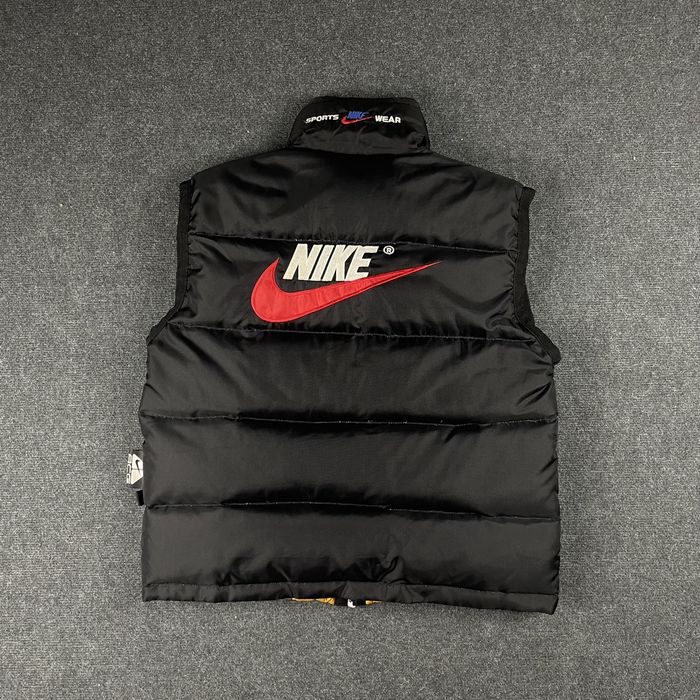 Vintage RARE NIKE ACG BILATERAL PUFFER VEST VINTAGE SWOOSH DRILL Y2K ...