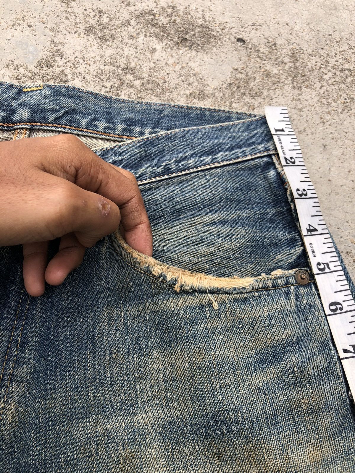 Edwin RUSTY SELVEDGE WIDE LEG DENIM BY EDWIN Size US 30 / EU 46 - 12 Thumbnail