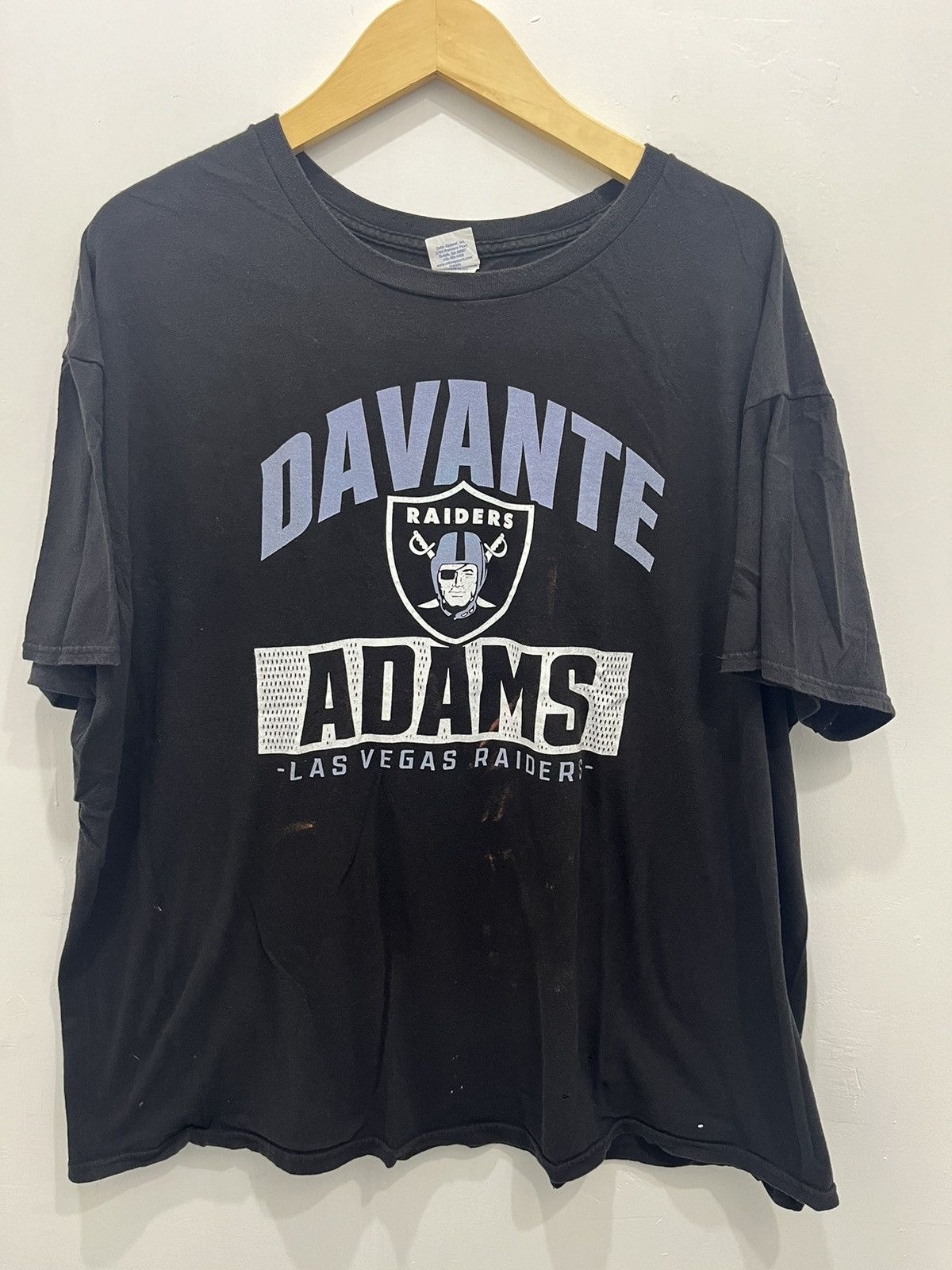 Japanese Brand Davante Adams Raiders Las Vegas Short Sleeve Tee Y2K Vintage Size US XXL / EU 58 / 5 - 1 Thumbnail