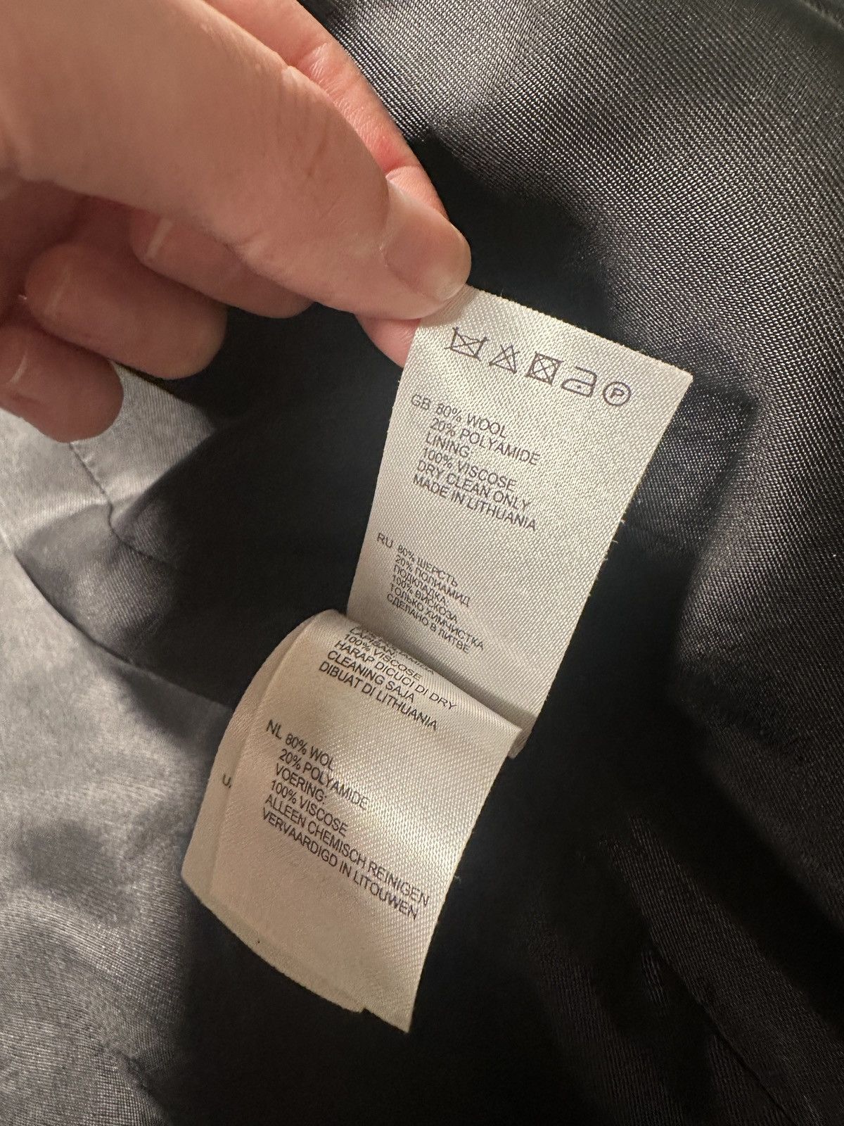 Reiss Black Peacoat Size US M / EU 48-50 / 2 - 10 Thumbnail