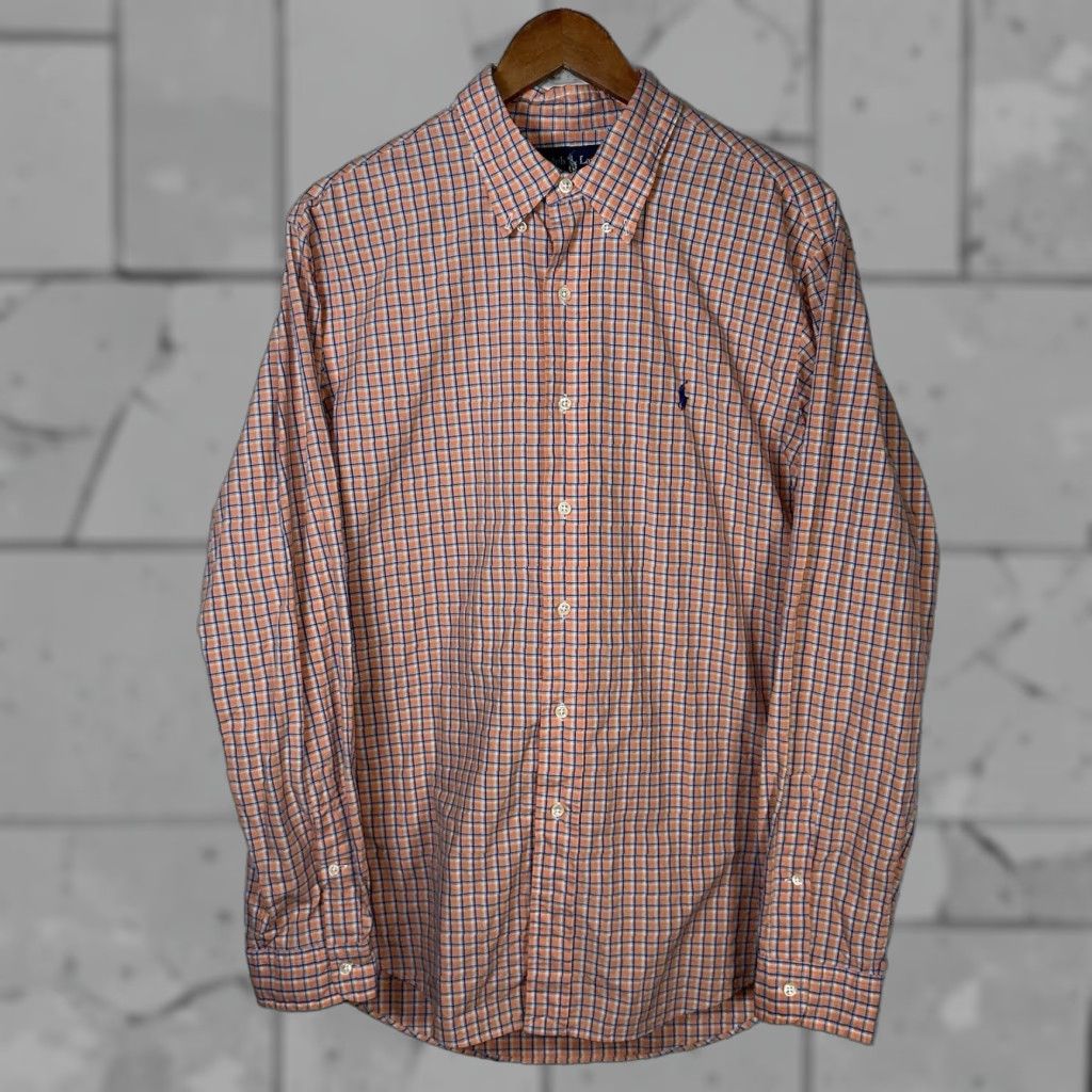 Ralph Lauren Ralph Lauren Custom Fit Plaid Long Sleeve Button-Down Shirt Mens Size L Multicolor Button-Up Collar Down Regular Fit Size US L / EU 52-54 / 3 - 1 Thumbnail