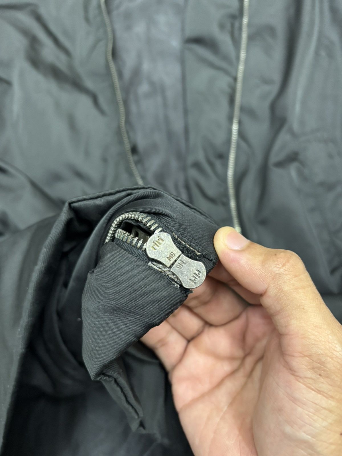 Prada PRADA Black Nylon Overcoat Jacket Size US M / EU 48-50 / 2 - 20 Thumbnail
