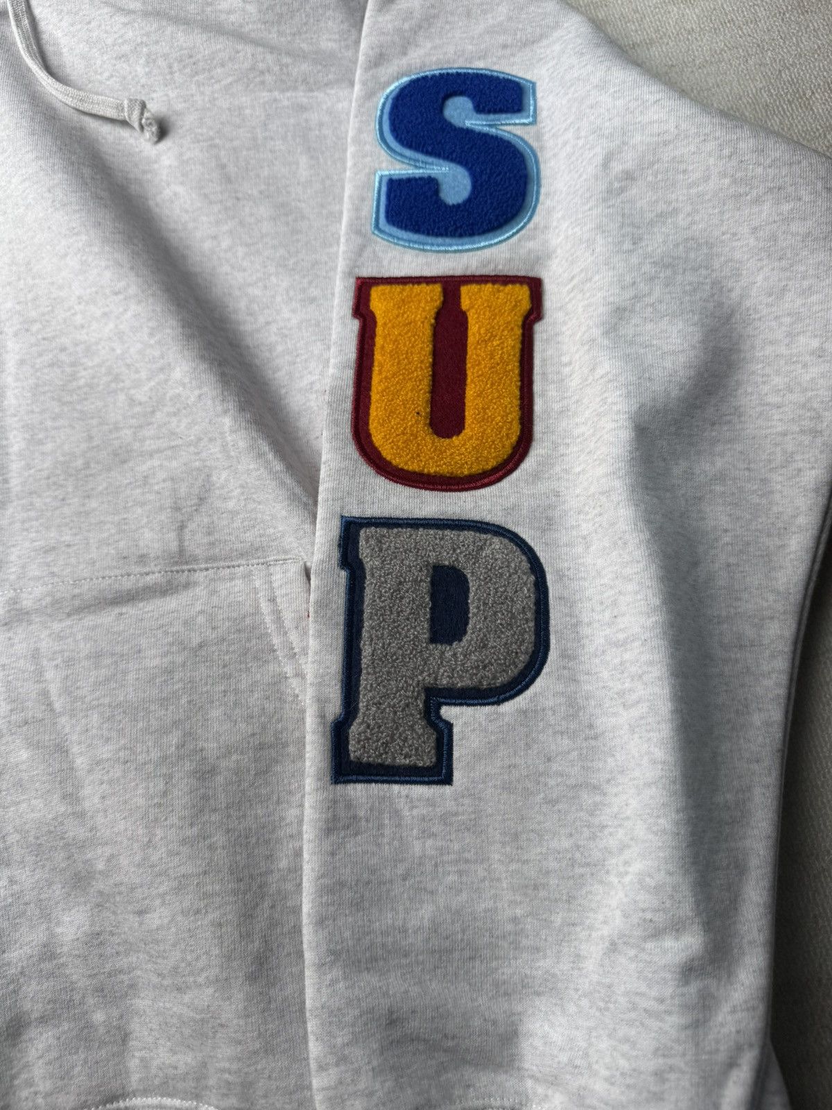 Supreme Team chenille hoodie Size US M / EU 48-50 / 2 - 5 Thumbnail